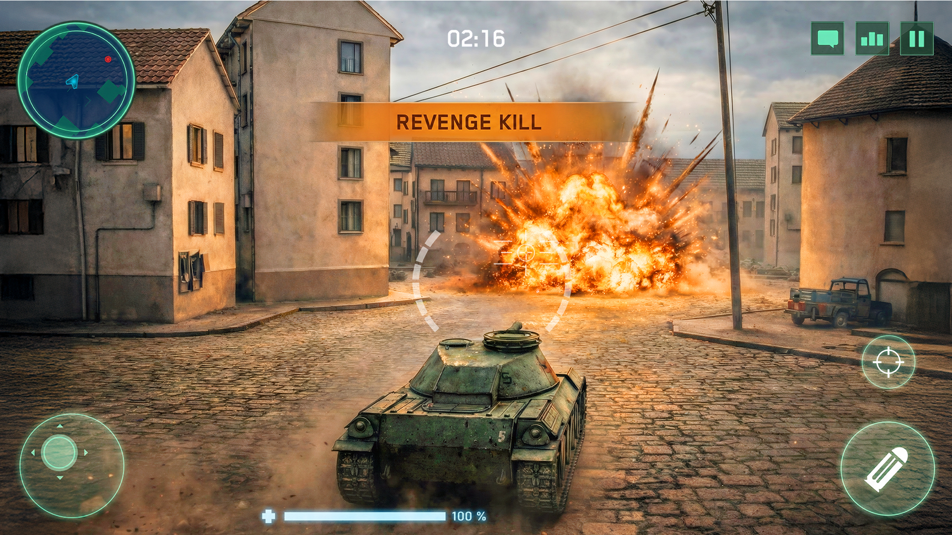 اسکرین شات 3 بازی War Machines：Tanks Battle Game