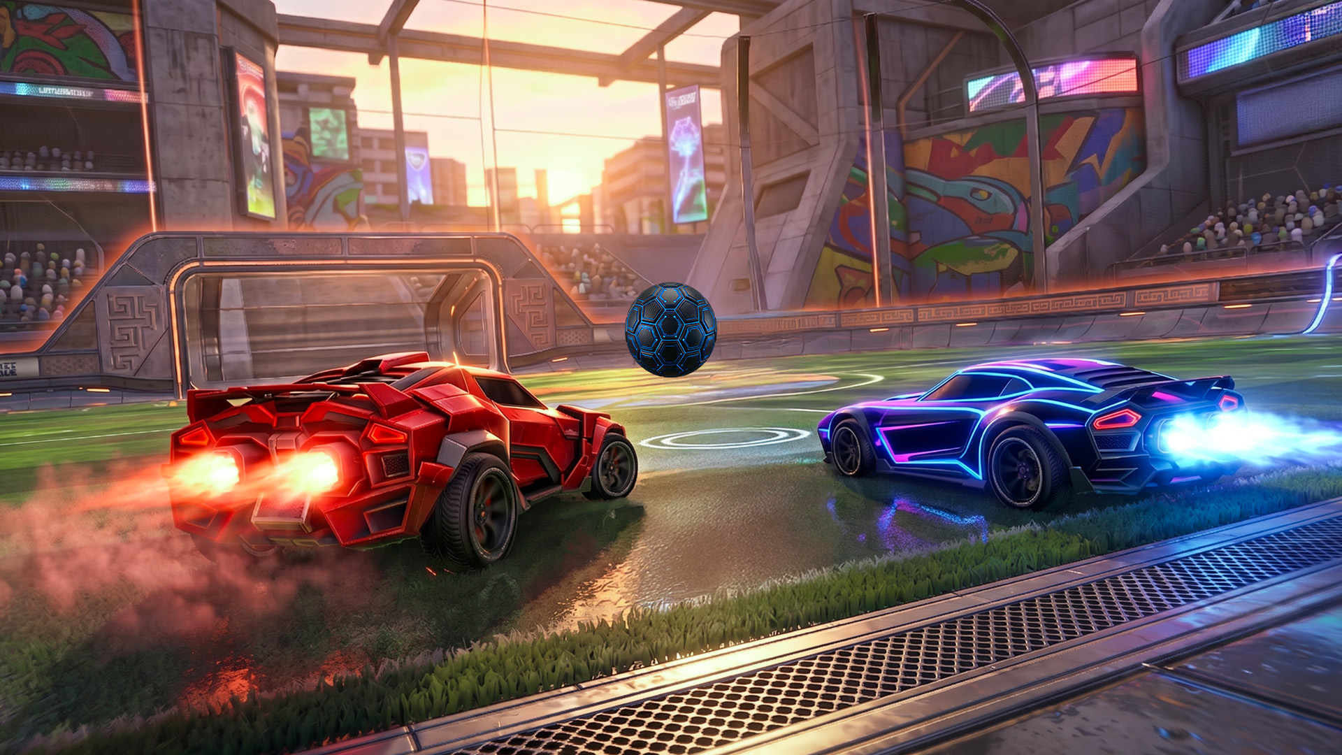 اسکرین شات 4 بازی Rocket Car Racing Games 3D