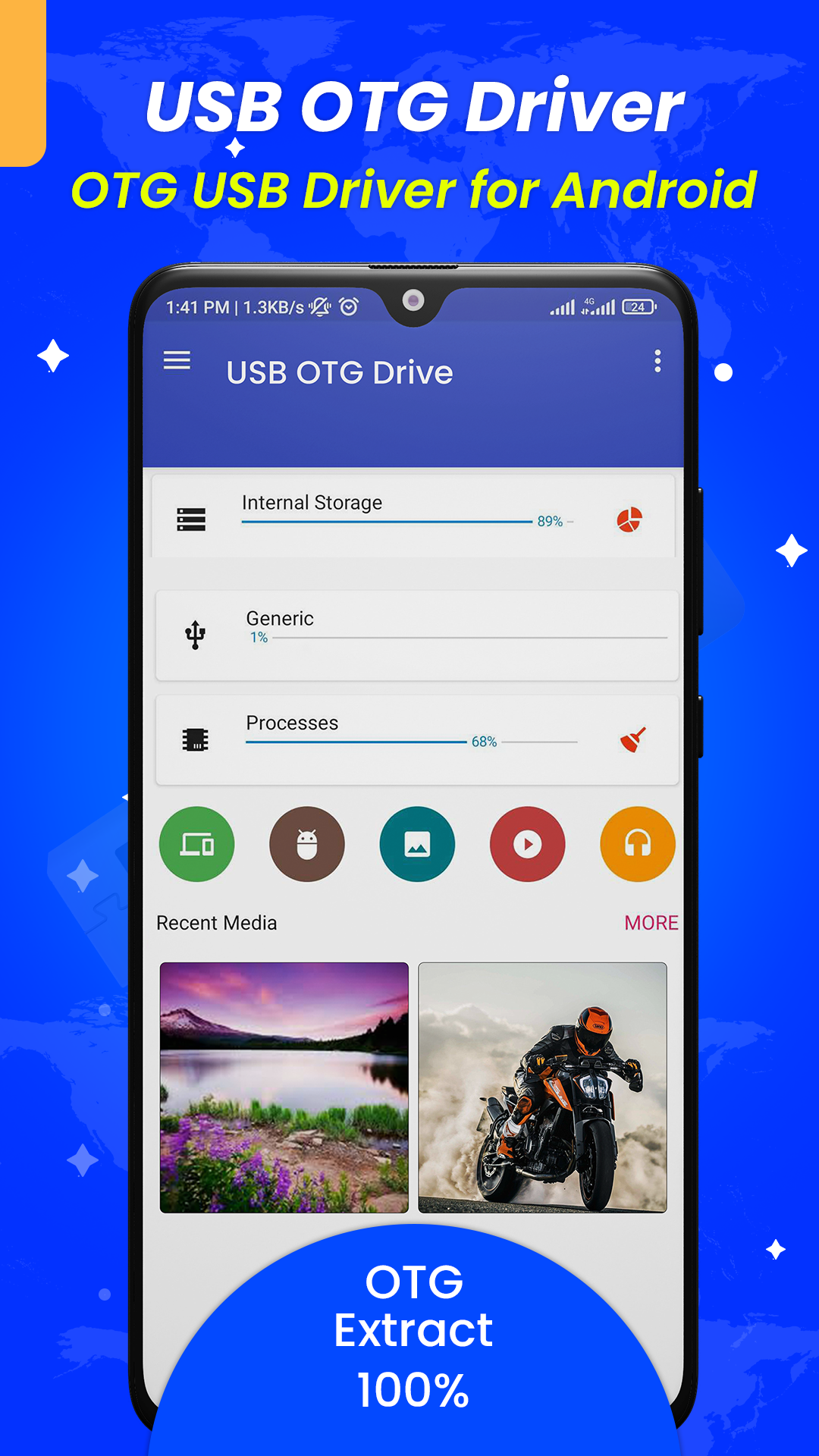 اسکرین شات 2 برنامه OTG USB File Explorer