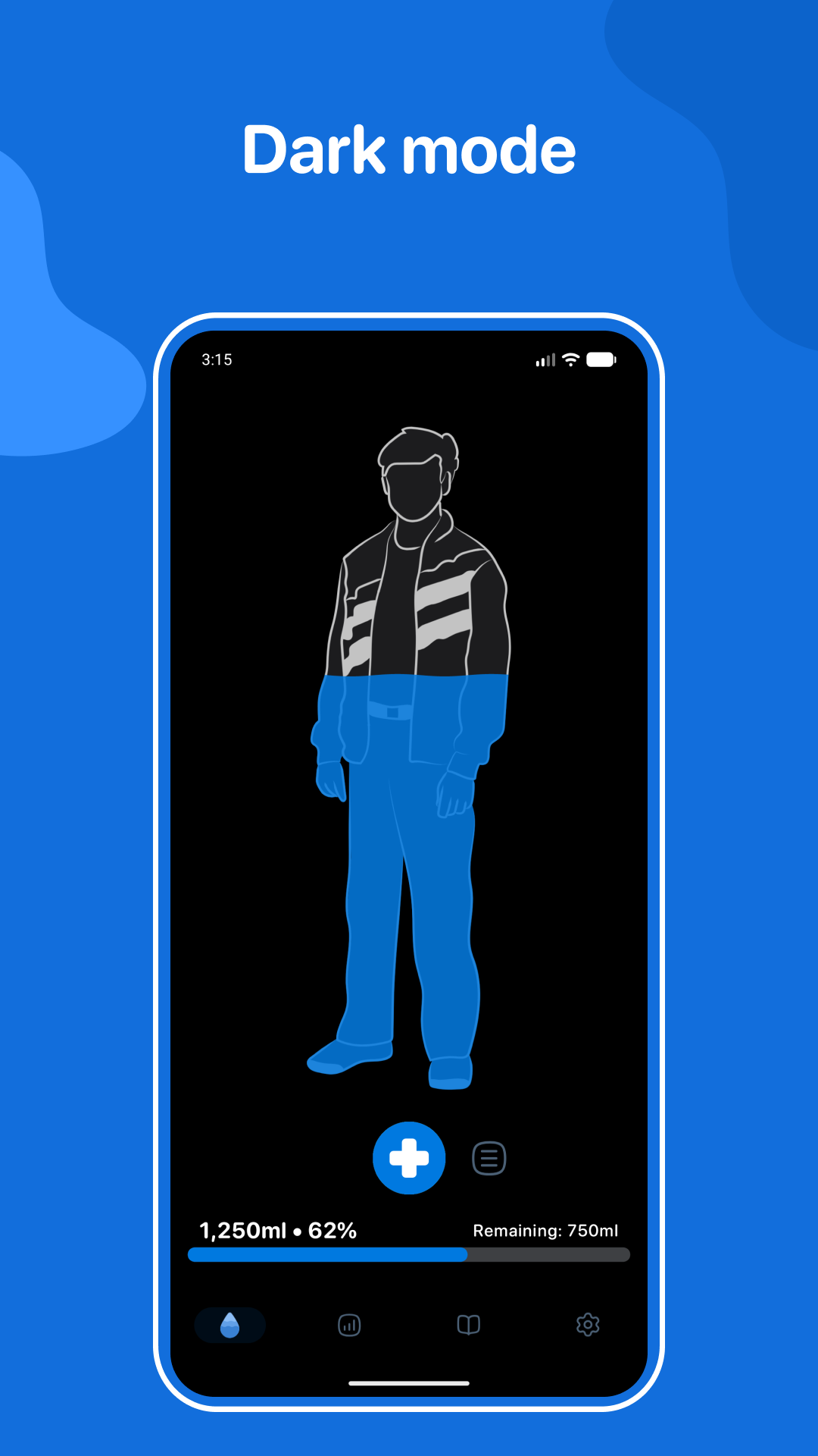 اسکرین شات 5 برنامه Water Tracker: WaterMinder app