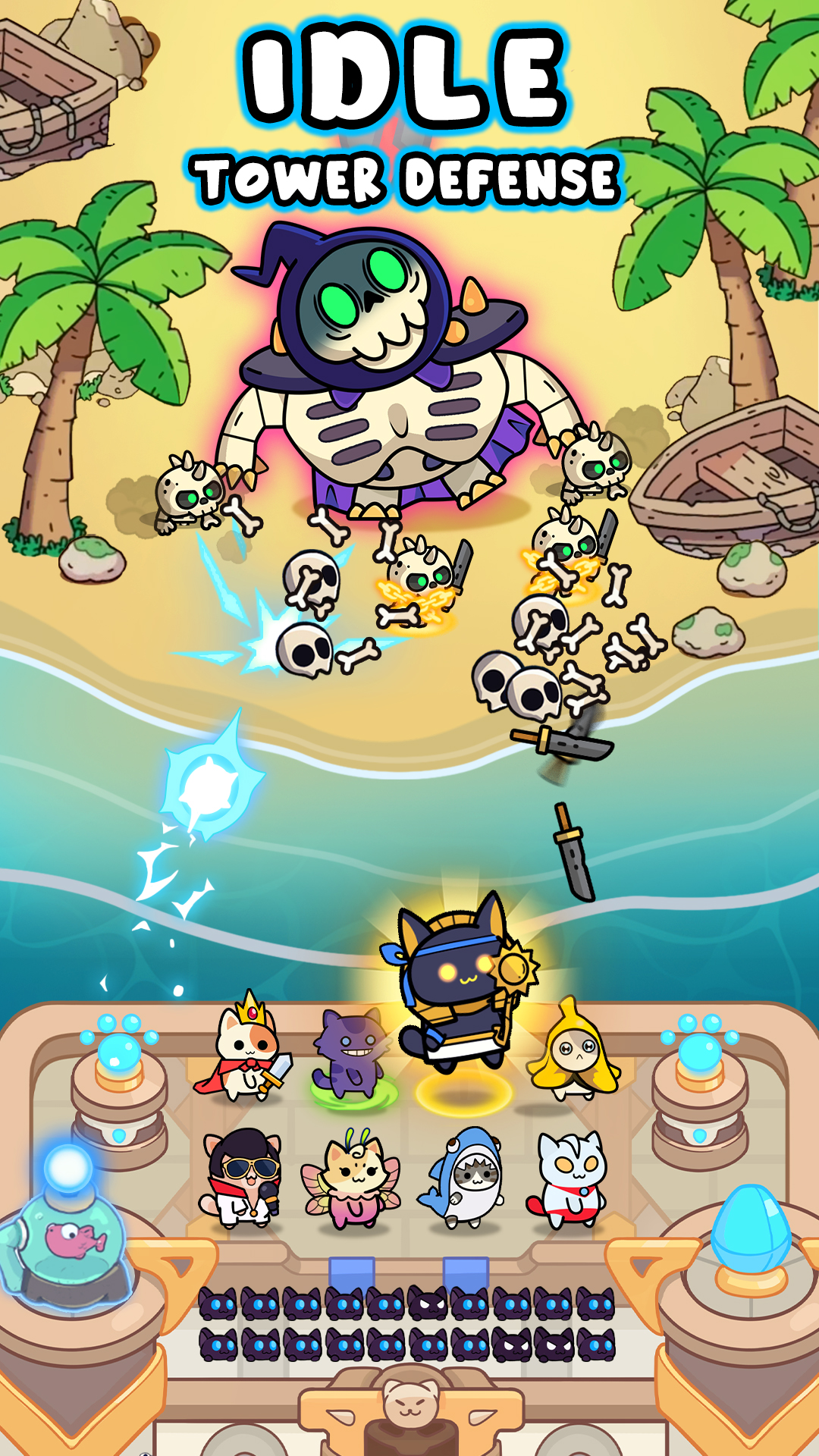 اسکرین شات 3 بازی Kitty Castle: Tower Defense