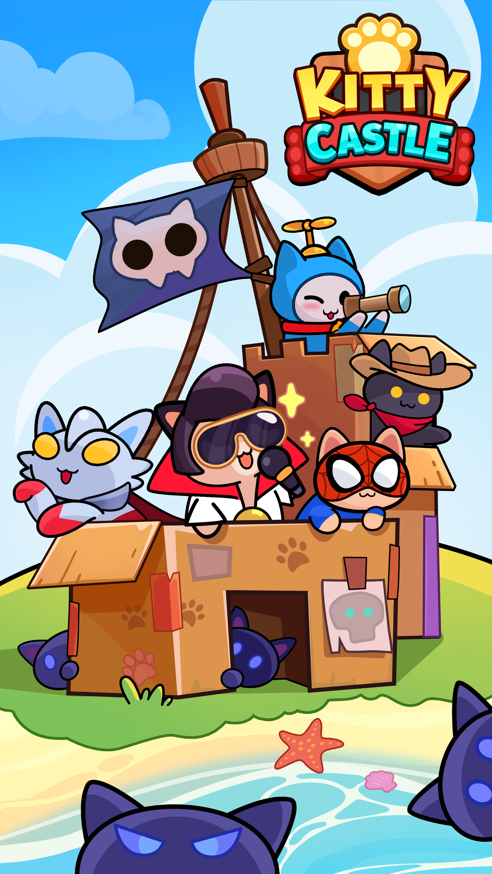 اسکرین شات 8 بازی Kitty Castle: Tower Defense