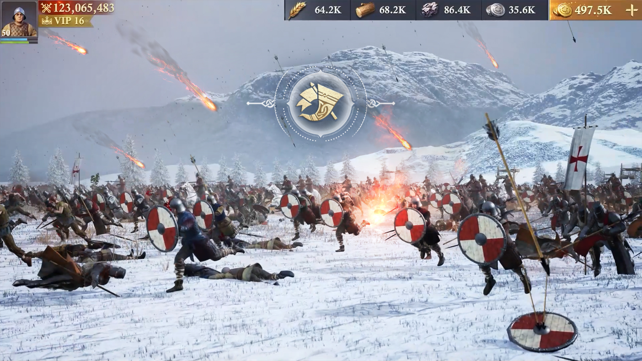 اسکرین شات 1 بازی Frost & Flame: King of Avalon