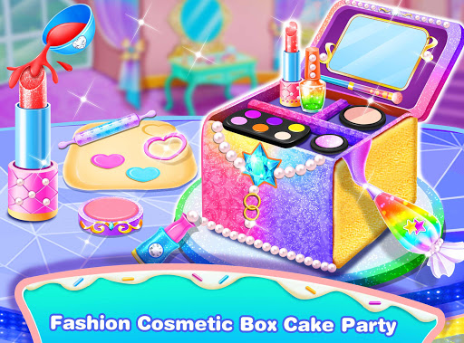 اسکرین شات 1 بازی Edible Makeup Kit Comfy Cakes–Kids Games for Girls
