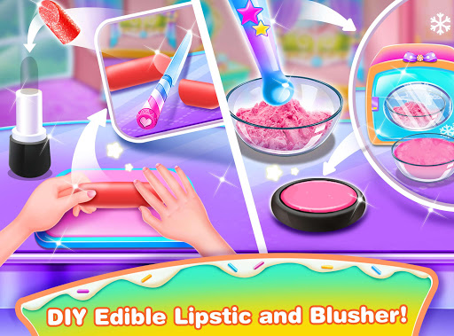 اسکرین شات 3 بازی Edible Makeup Kit Comfy Cakes–Kids Games for Girls