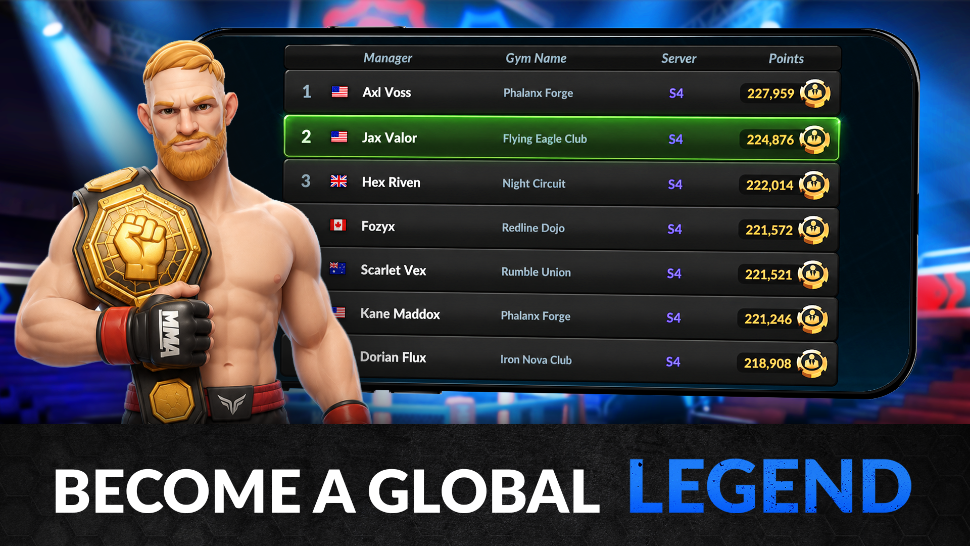 اسکرین شات 6 برنامه MMA Manager 2: Boxing Training