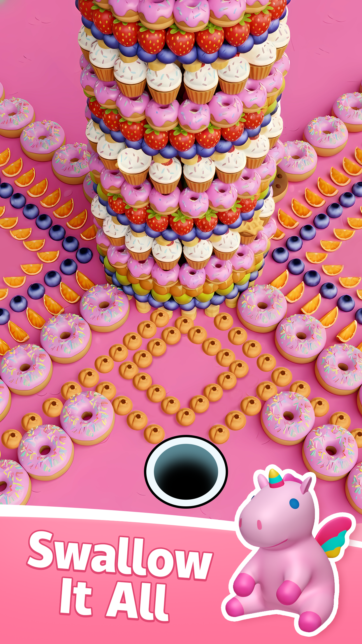 اسکرین شات 3 بازی Hole Swallow All - Eat All