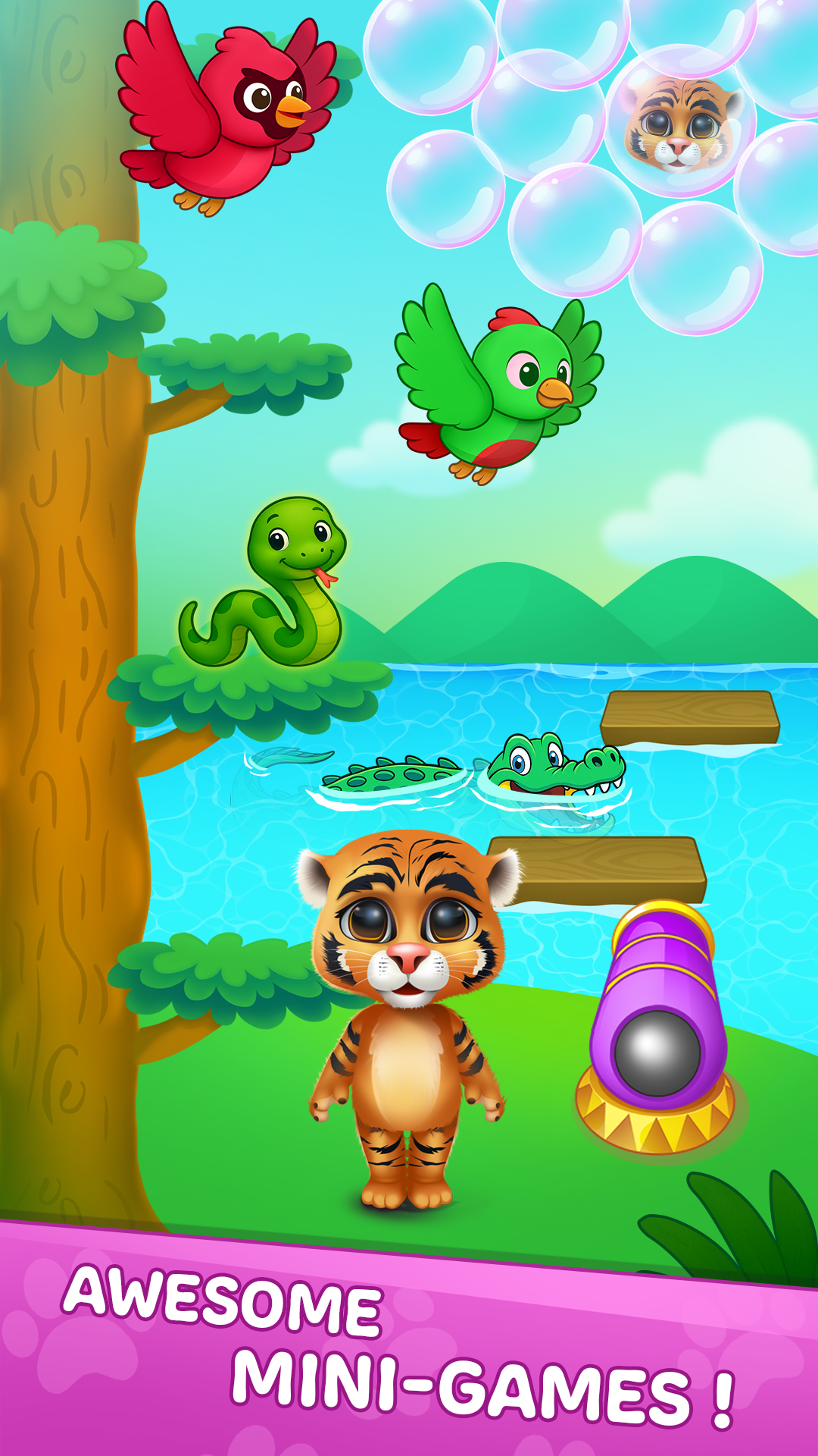 اسکرین شات 7 بازی Baby Tiger Daycare: Pet Game