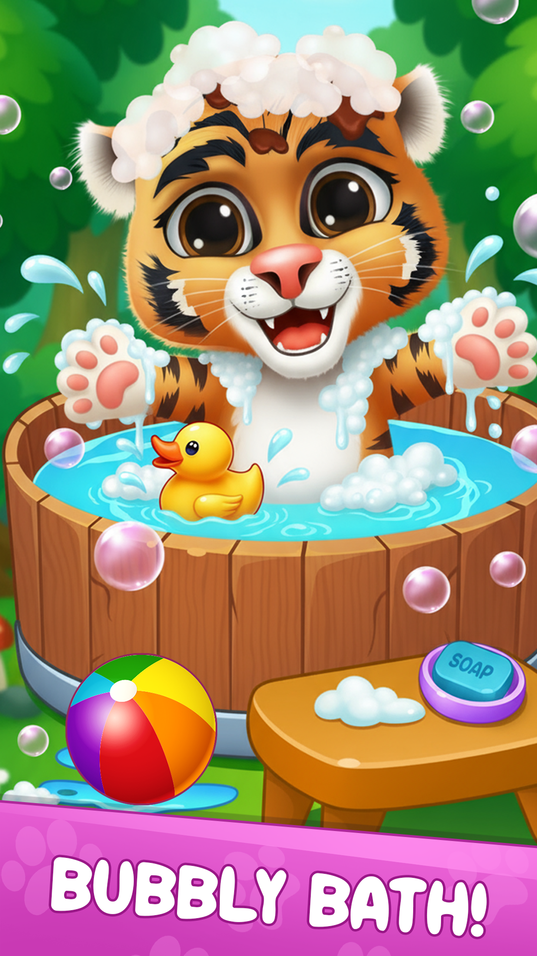 اسکرین شات 1 بازی Baby Tiger Daycare: Pet Game