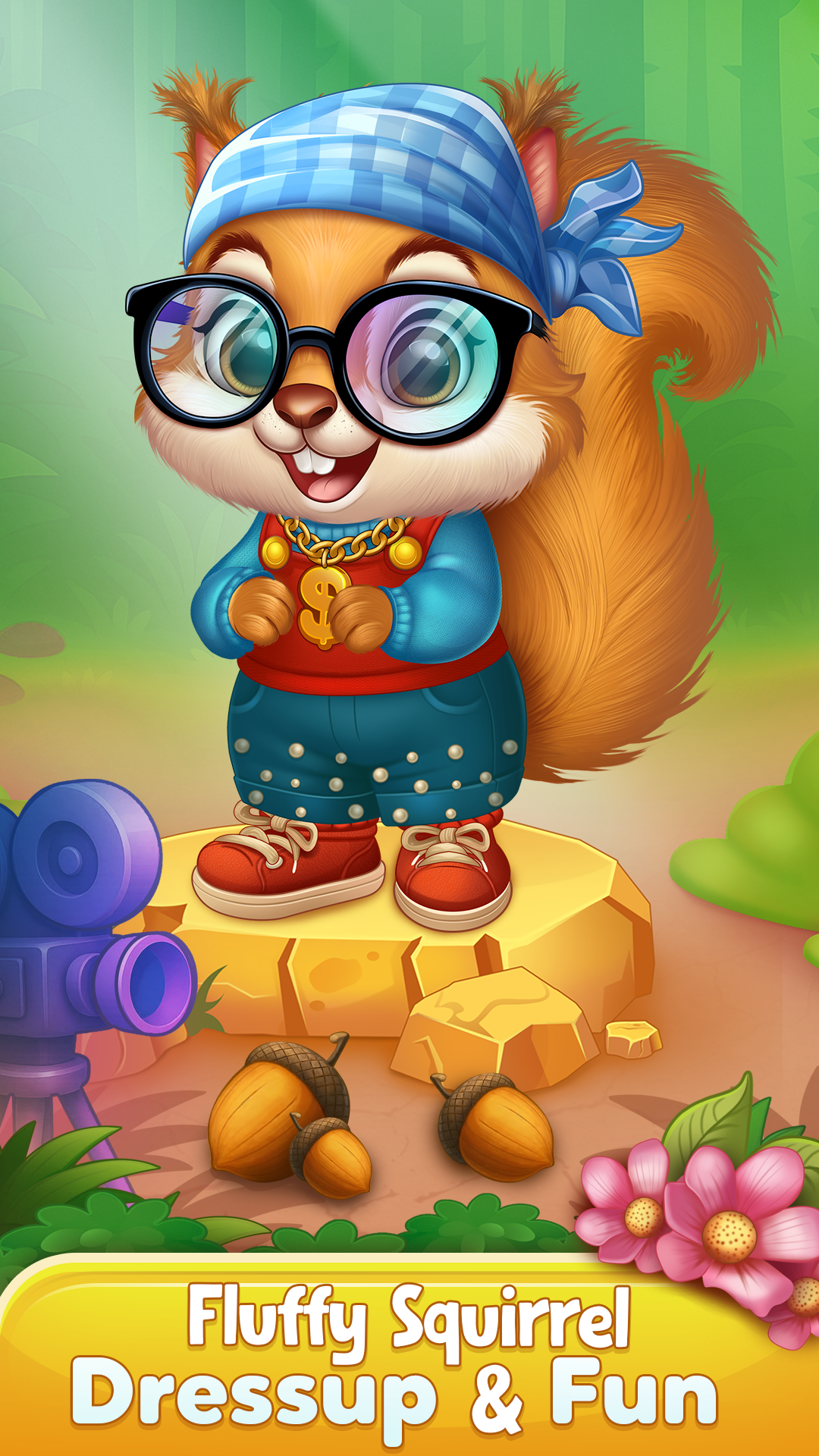 اسکرین شات 3 بازی Fluffy Squirrel Care & Fun