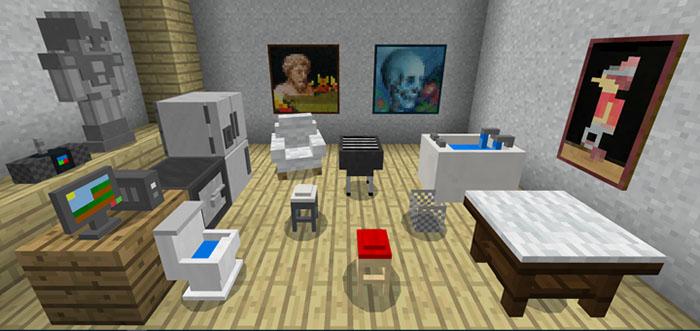اسکرین شات 5 برنامه Furniture Mods Minecraft