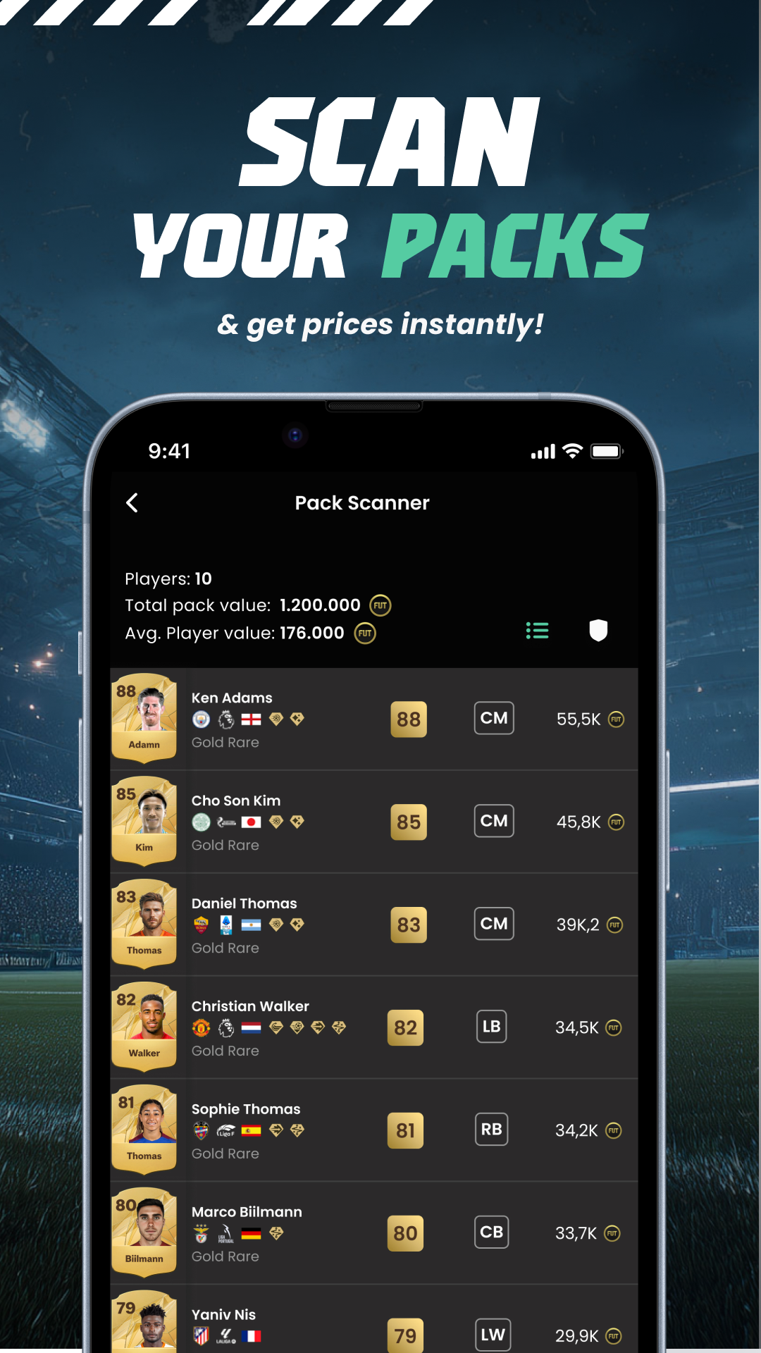اسکرین شات 8 برنامه FUTBIN FC 27 Evolutions & More