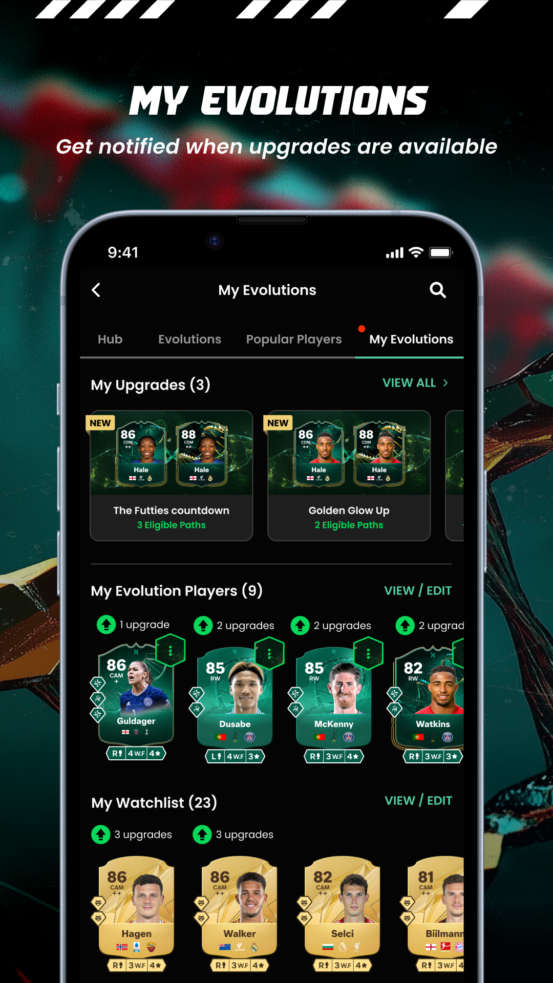 اسکرین شات 5 برنامه FUTBIN FC 26 Evolutions & More