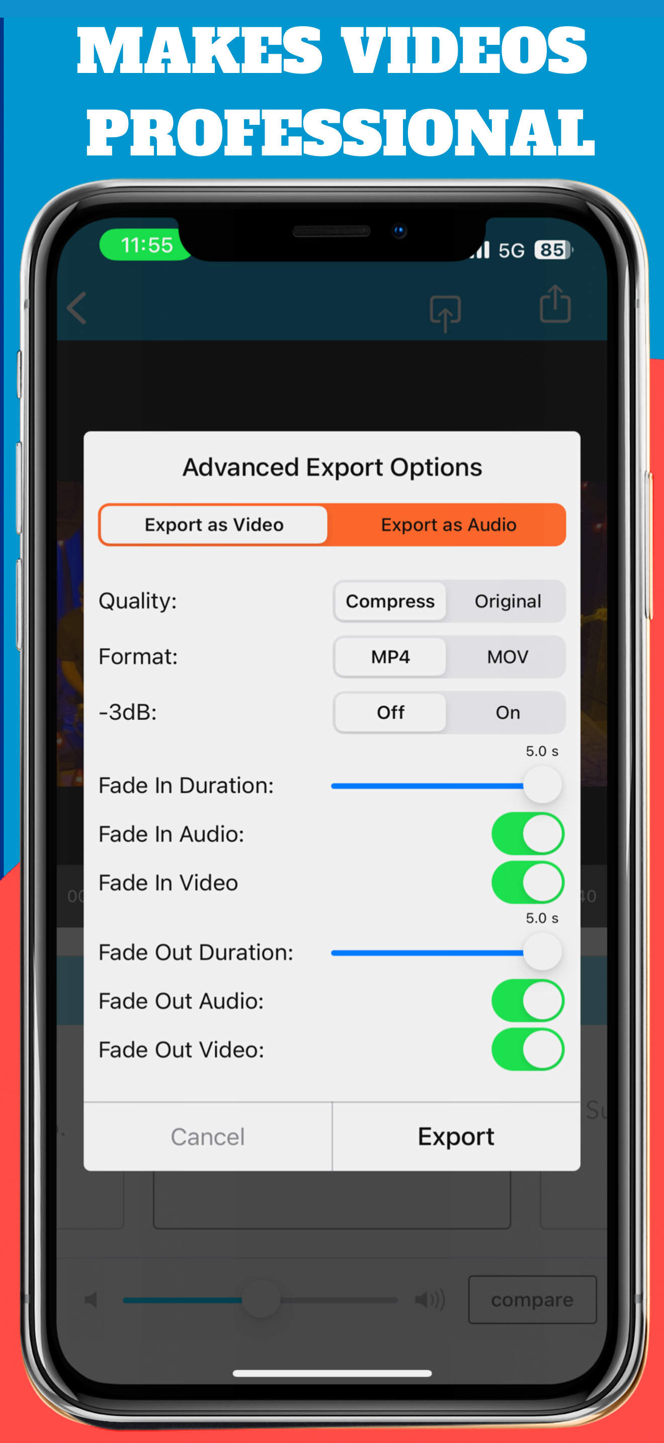 اسکرین شات 5 برنامه Video Volume Booster: AudioFix