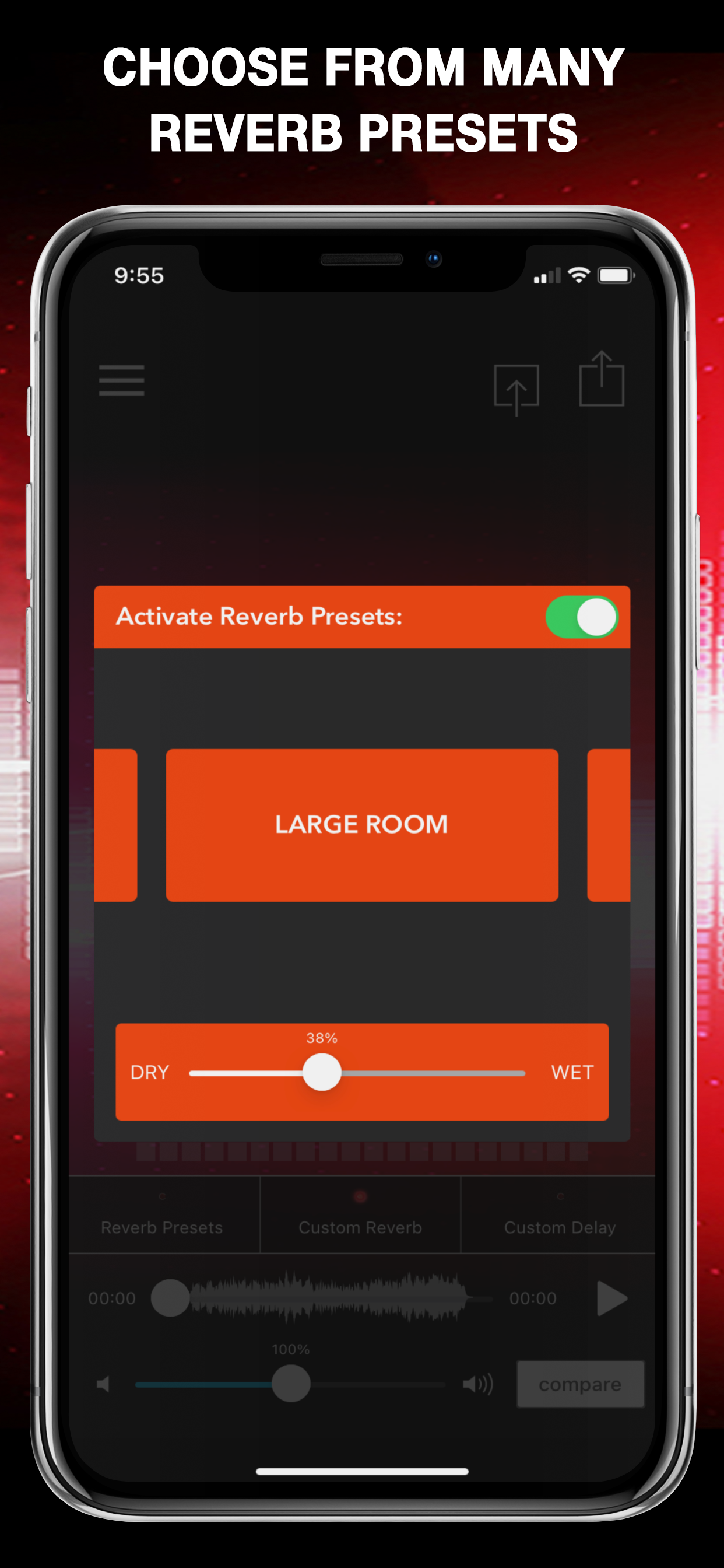 اسکرین شات 5 برنامه Audio Editor & EQ: AudioMaster