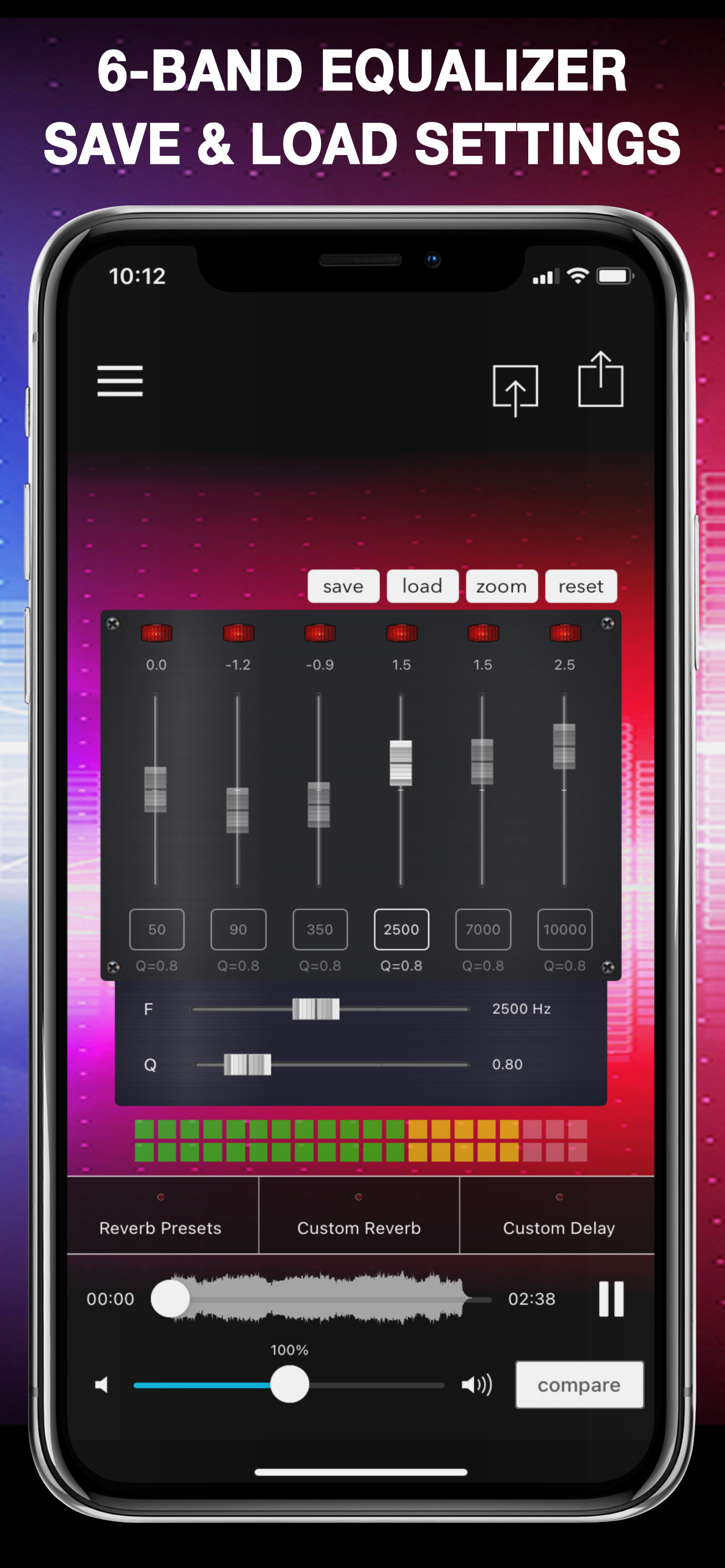 اسکرین شات 4 برنامه AudioMaster: Audio Mastering