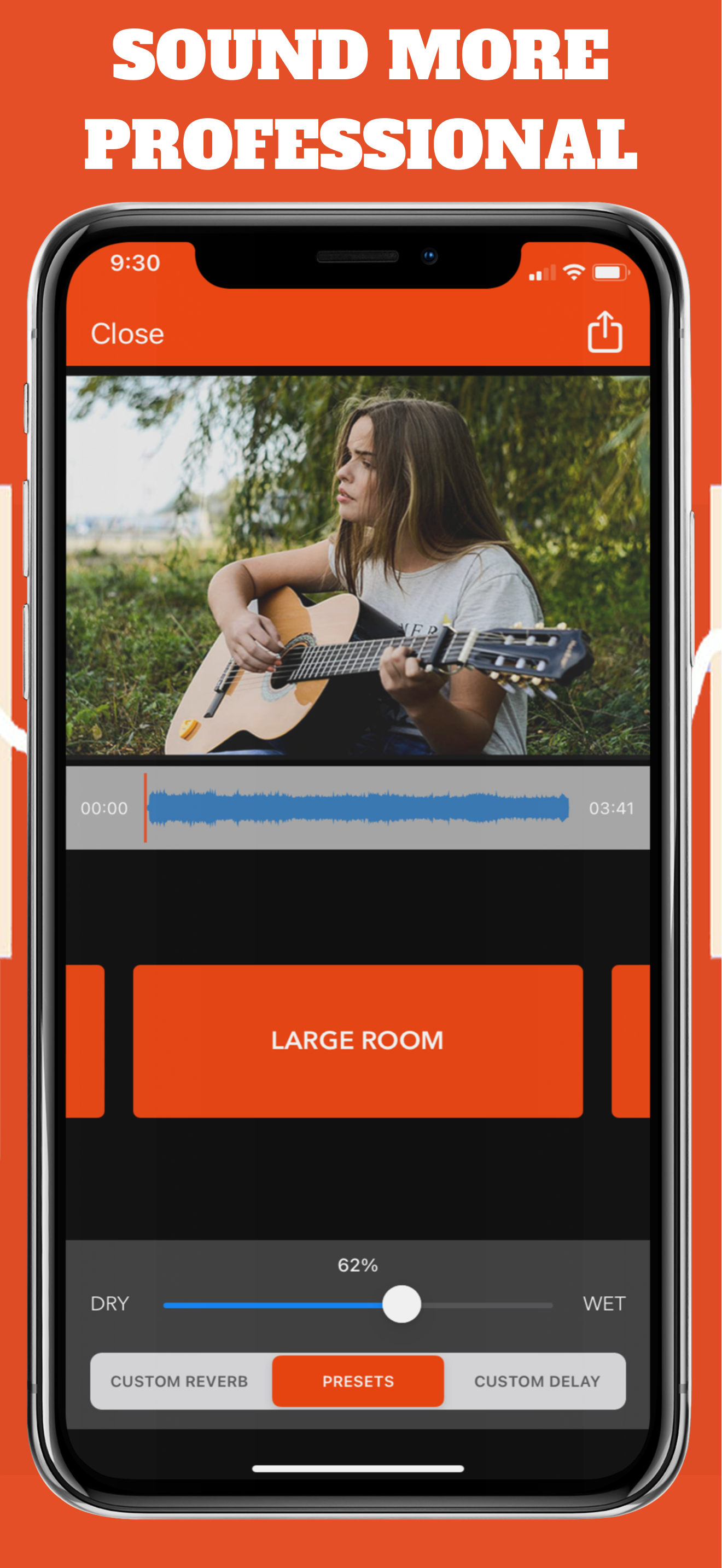 اسکرین شات 2 برنامه Add Reverb to Video: VideoVerb
