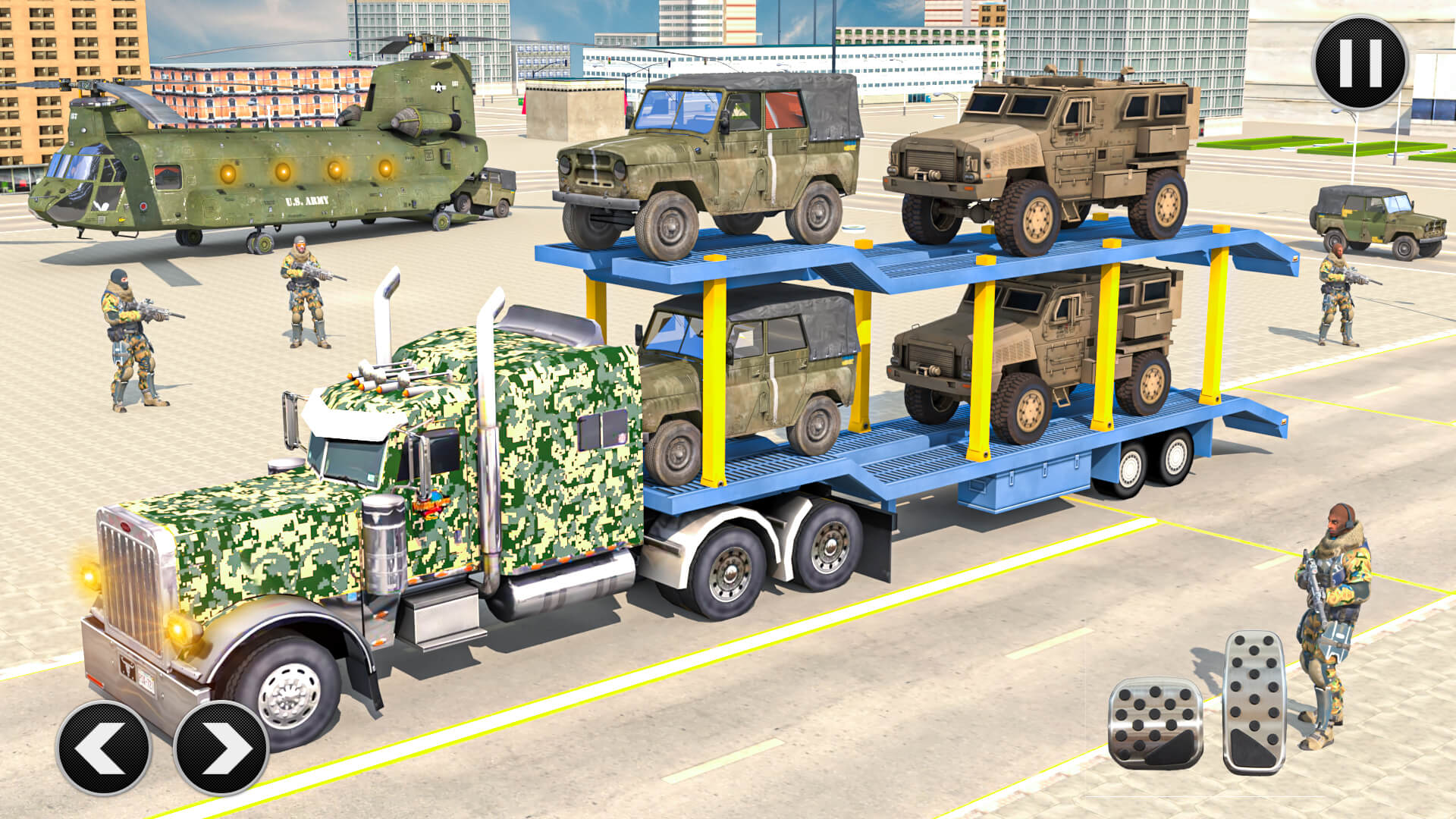 اسکرین شات 2 بازی Army Vehicles Truck Transport