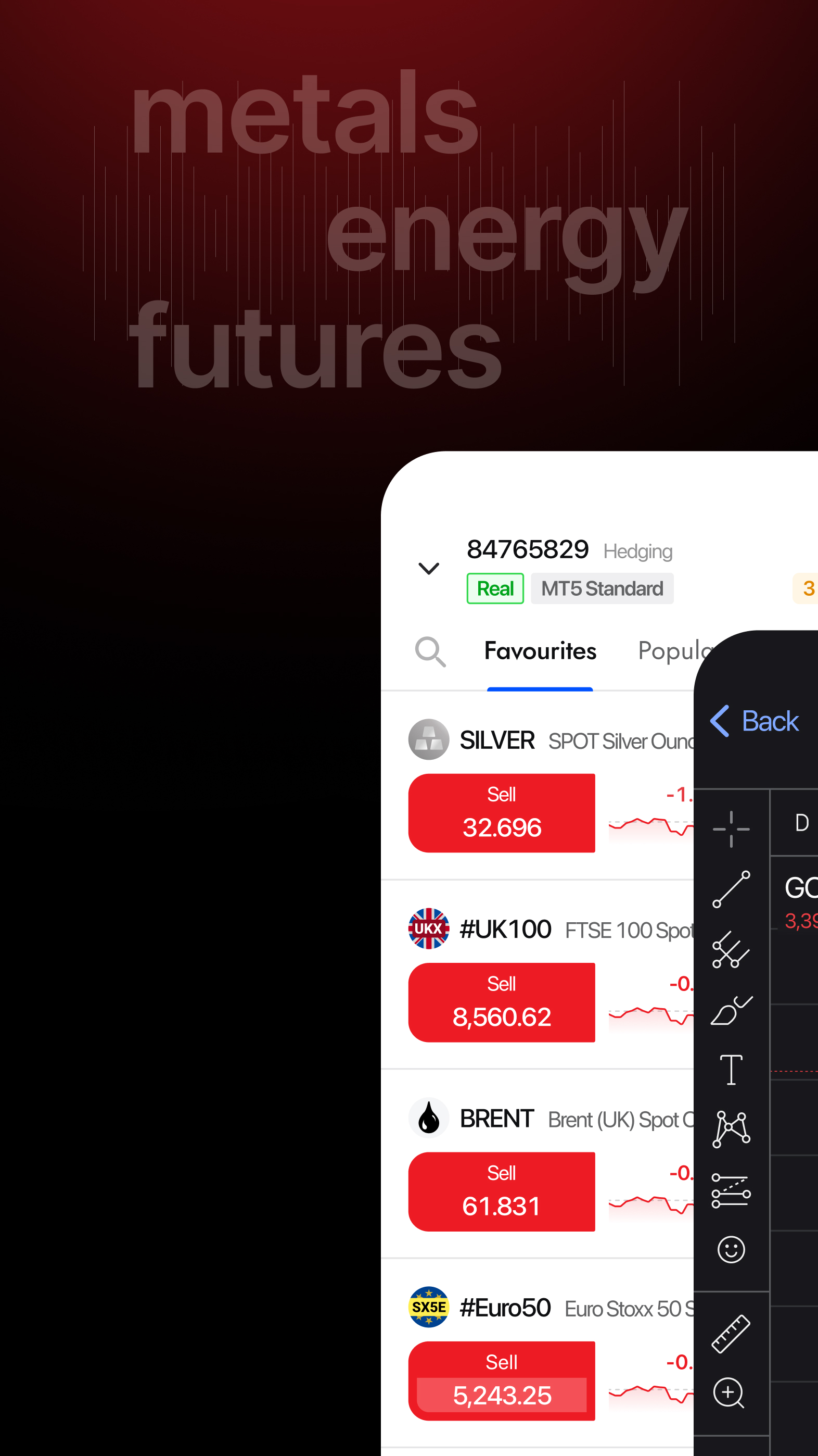 اسکرین شات 2 برنامه FxPro: Trading & Investing
