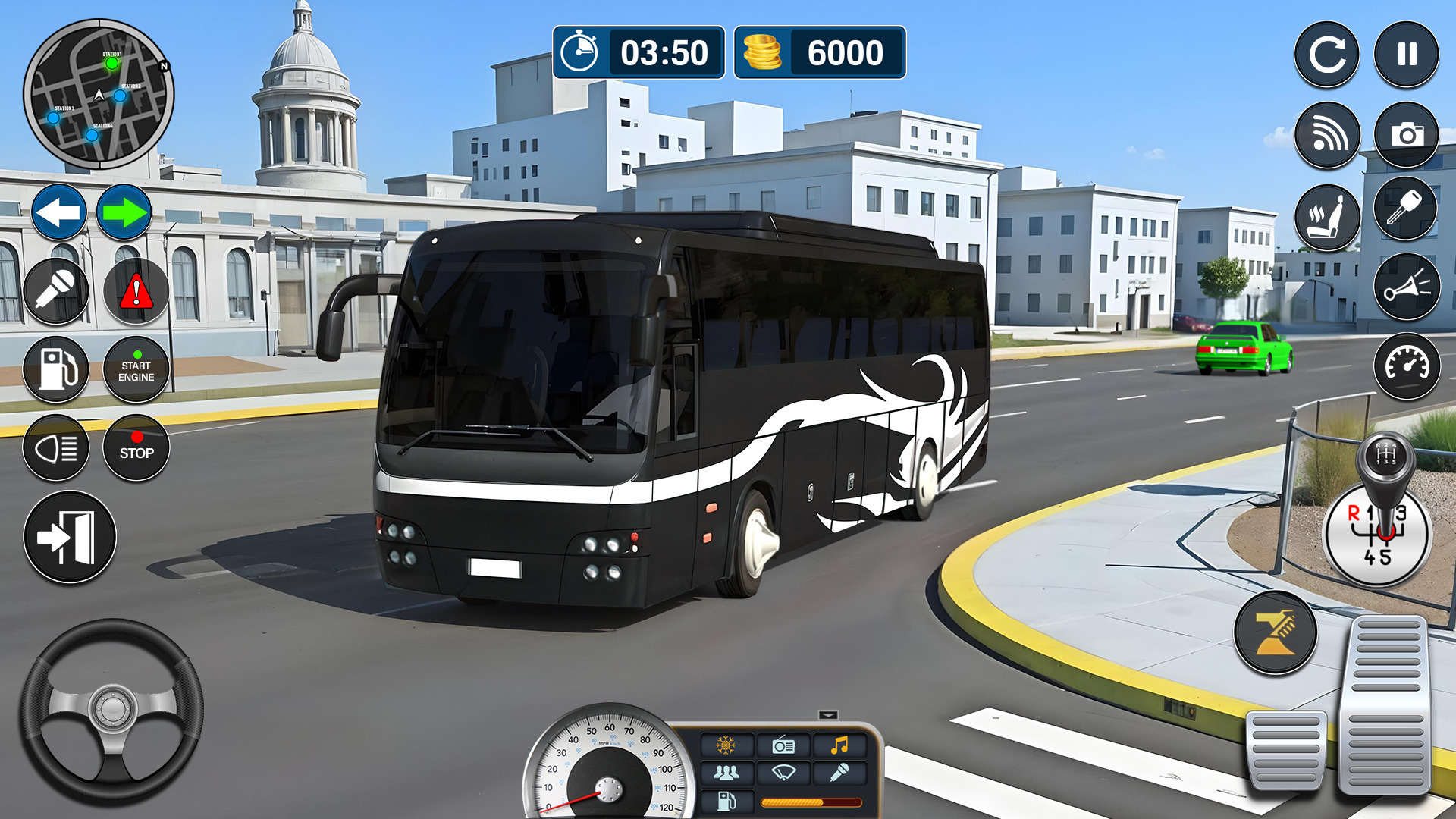 اسکرین شات 3 برنامه City Bus Drive Challenge