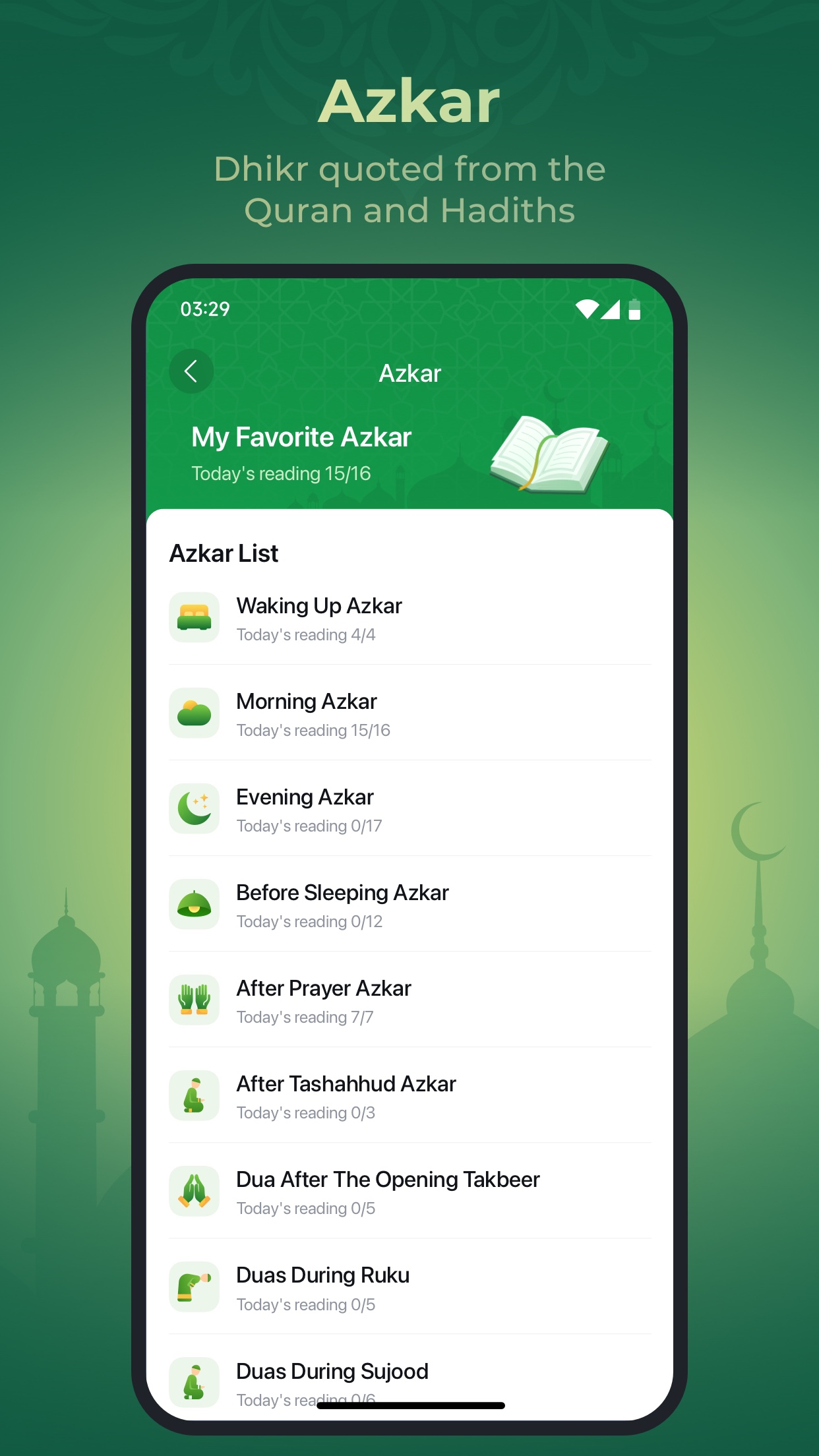 اسکرین شات 6 برنامه WeMuslim: Athan, Qibla&Quran