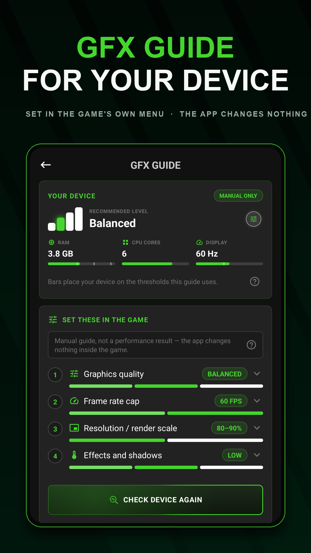اسکرین شات 3 برنامه Game Mode: Launcher & HUD