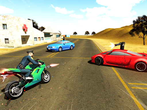 اسکرین شات 5 بازی Moto Bike Police Chase 3D