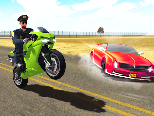 اسکرین شات 6 بازی Moto Bike Police Chase 3D