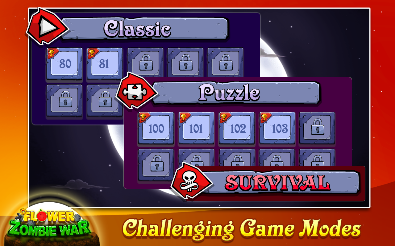 اسکرین شات 5 بازی Flower Zombie War