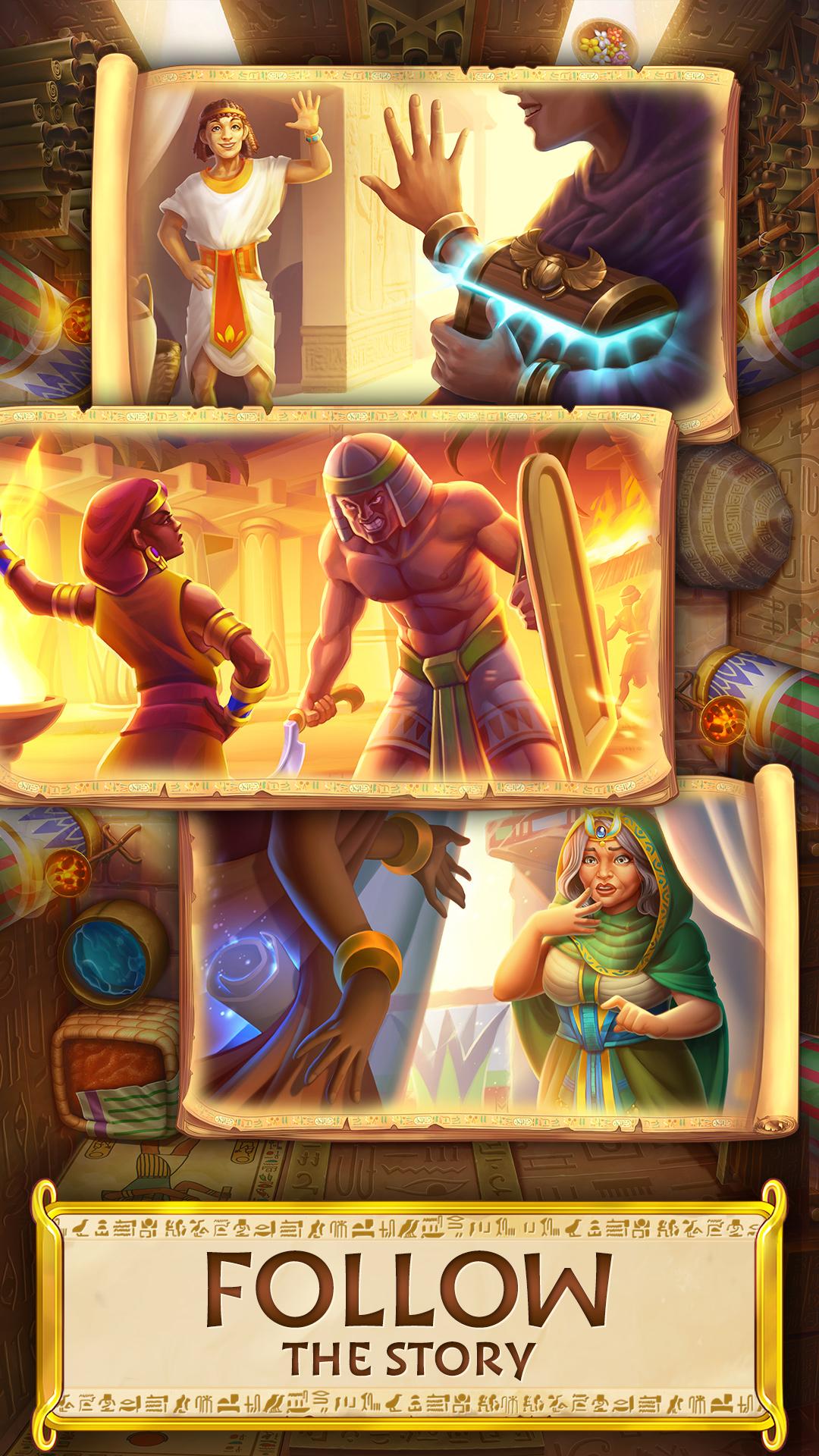 اسکرین شات 4 بازی Jewels of Egypt・Match 3 Puzzle
