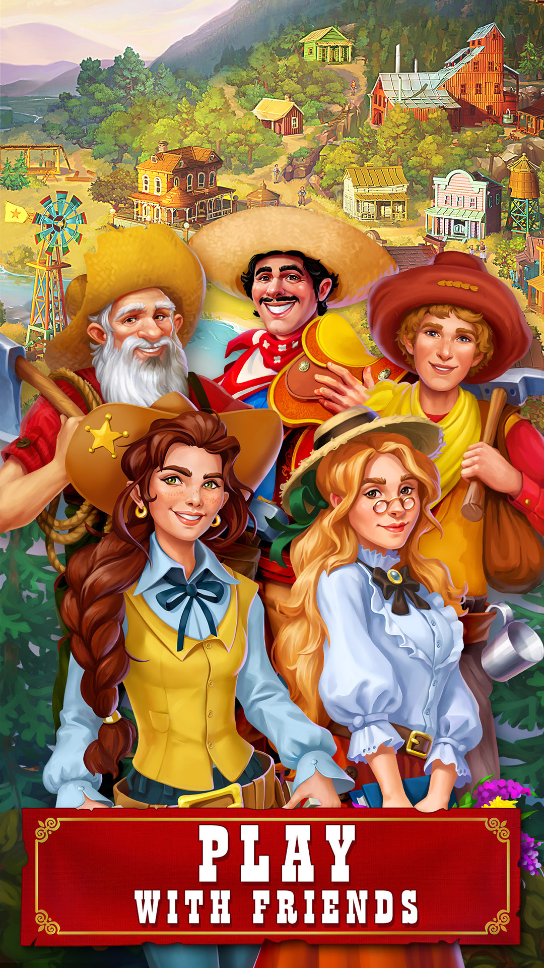 اسکرین شات 6 بازی Jewels of the Wild West・Match3