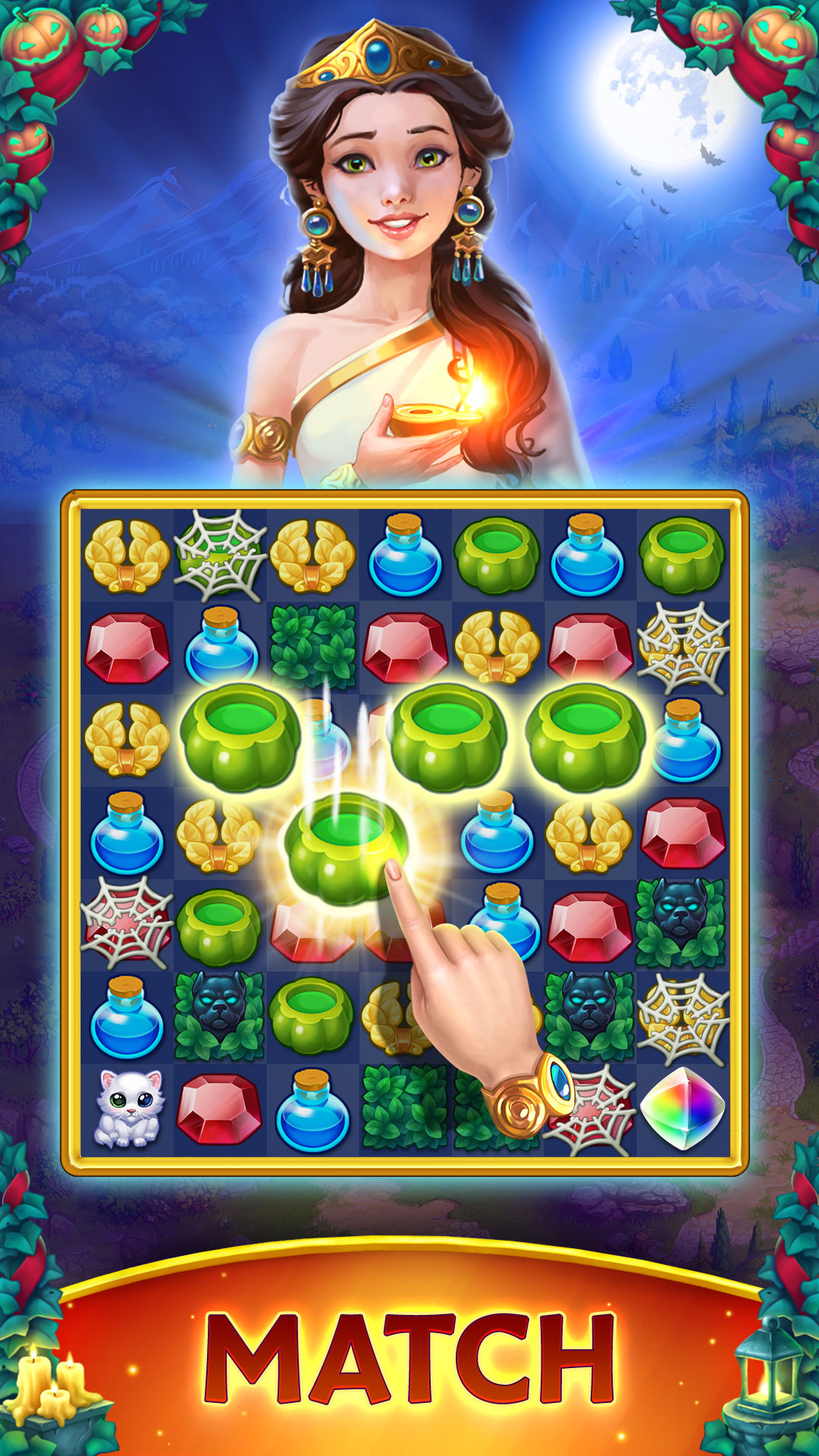 اسکرین شات 1 بازی Jewels of Rome: Gems Puzzle