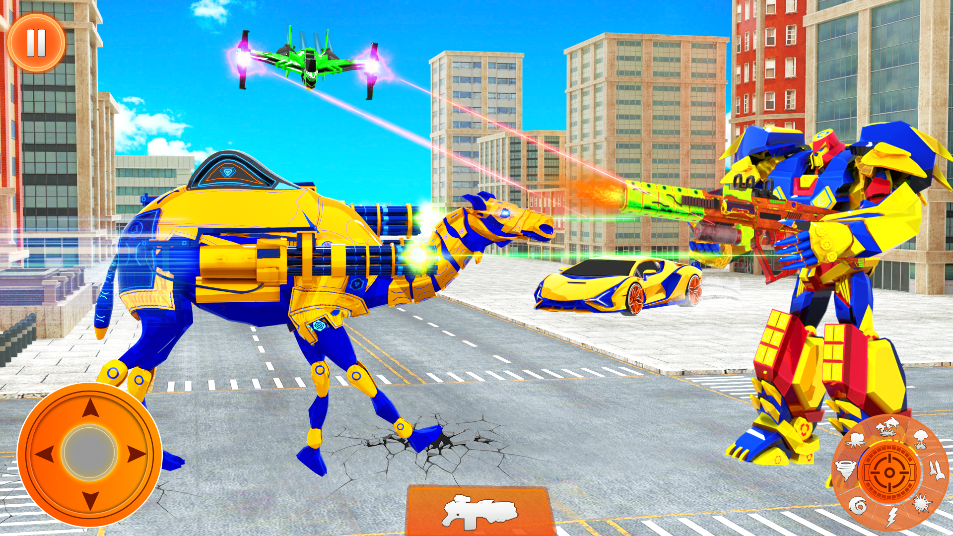 اسکرین شات 4 بازی Camel Robot Car Transform Game