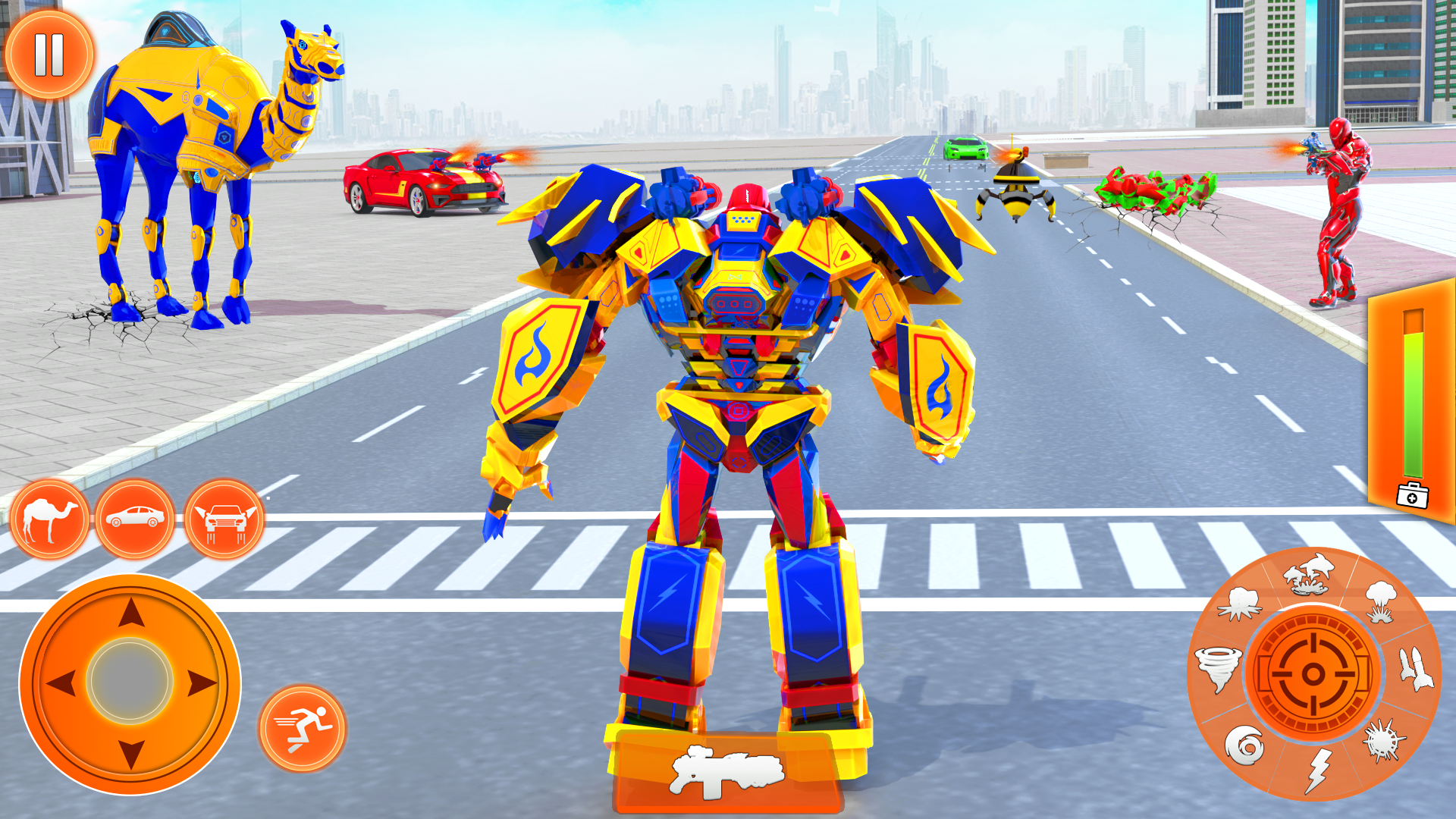 اسکرین شات 2 بازی Camel Robot Car Transform Game