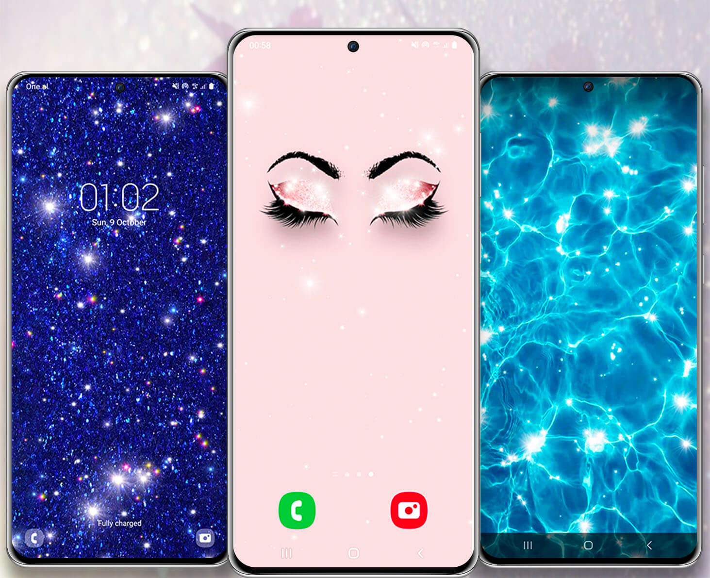 اسکرین شات 7 برنامه Glitter Live Wallpaper 3D