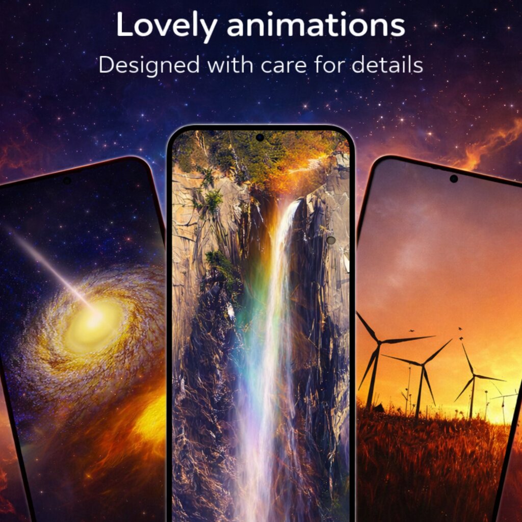 اسکرین شات 4 برنامه Galaxy Live Wallpapers