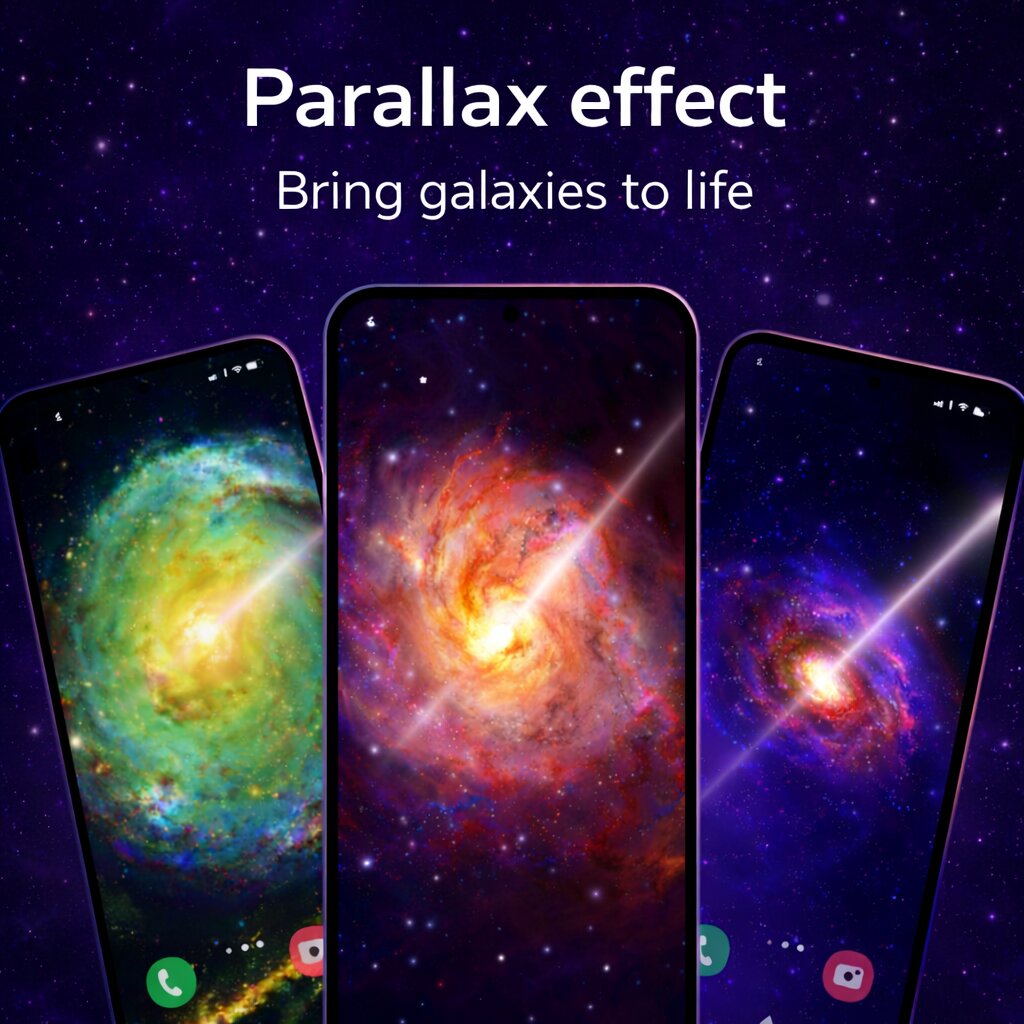 اسکرین شات 3 برنامه Galaxy Live Wallpapers