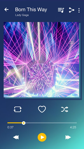 اسکرین شات 2 برنامه Music Player for Samsung Galaxy