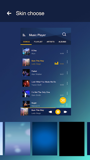 اسکرین شات 6 برنامه Music Player for Samsung Galaxy