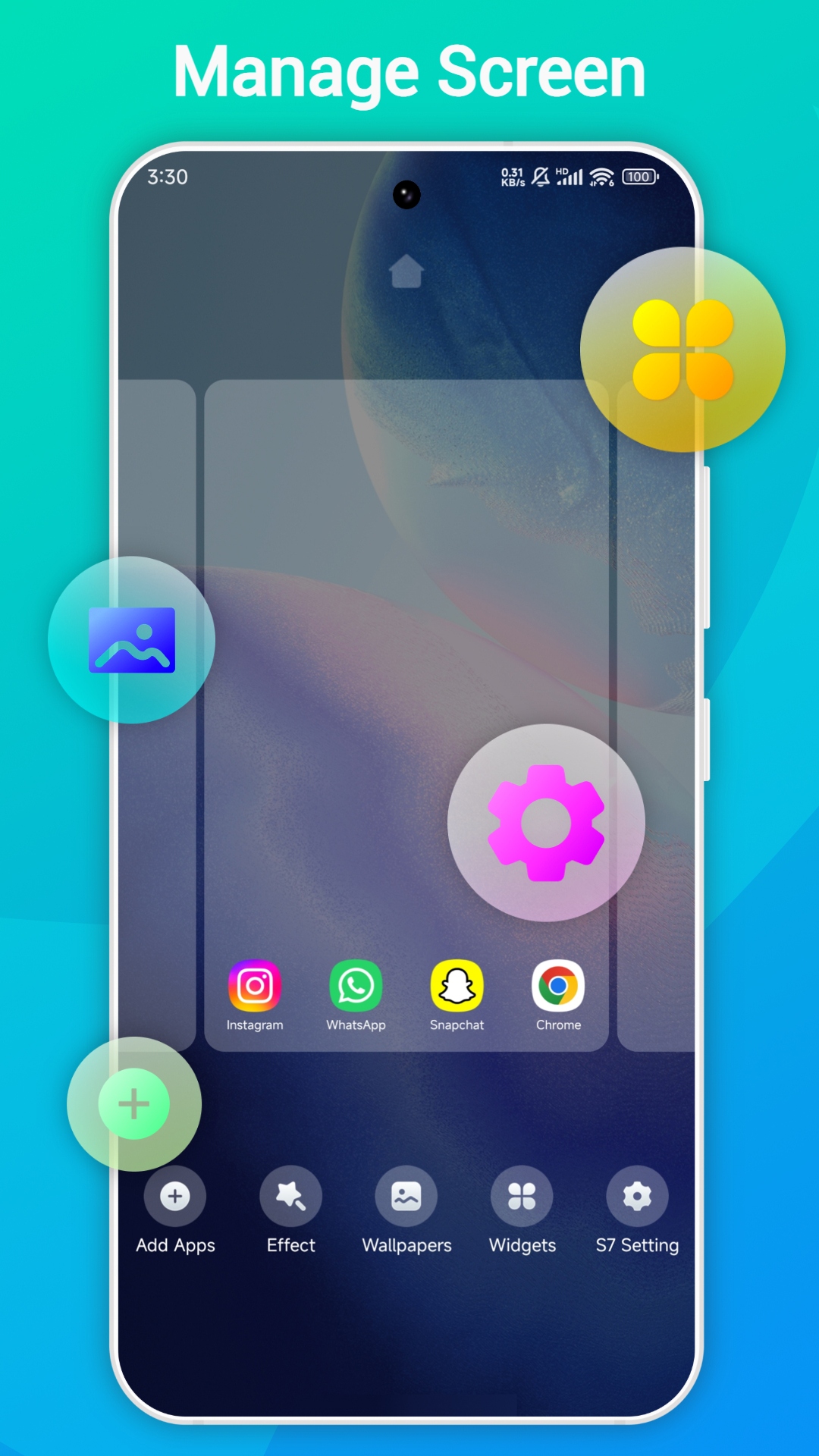 اسکرین شات 8 برنامه S26 / S7 Launcher for Galaxy S