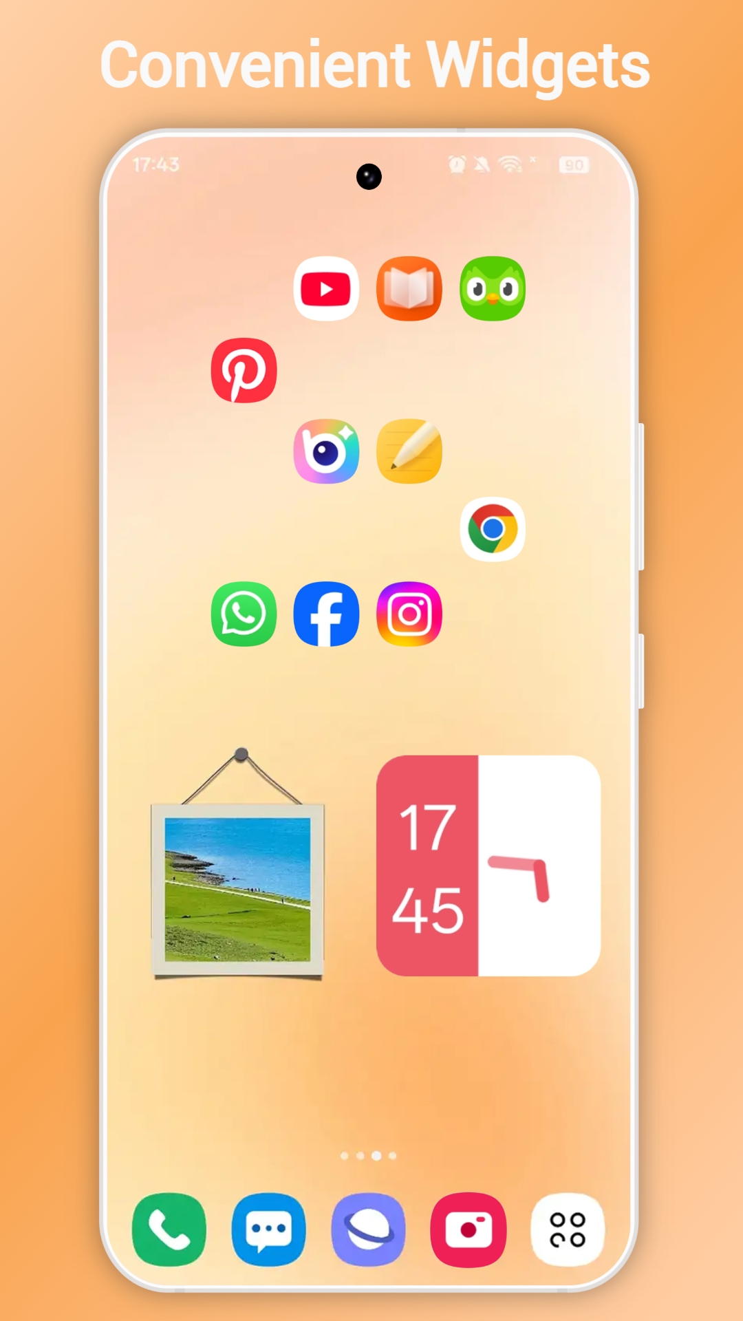 اسکرین شات 3 برنامه S26 / S7 Launcher for Galaxy S