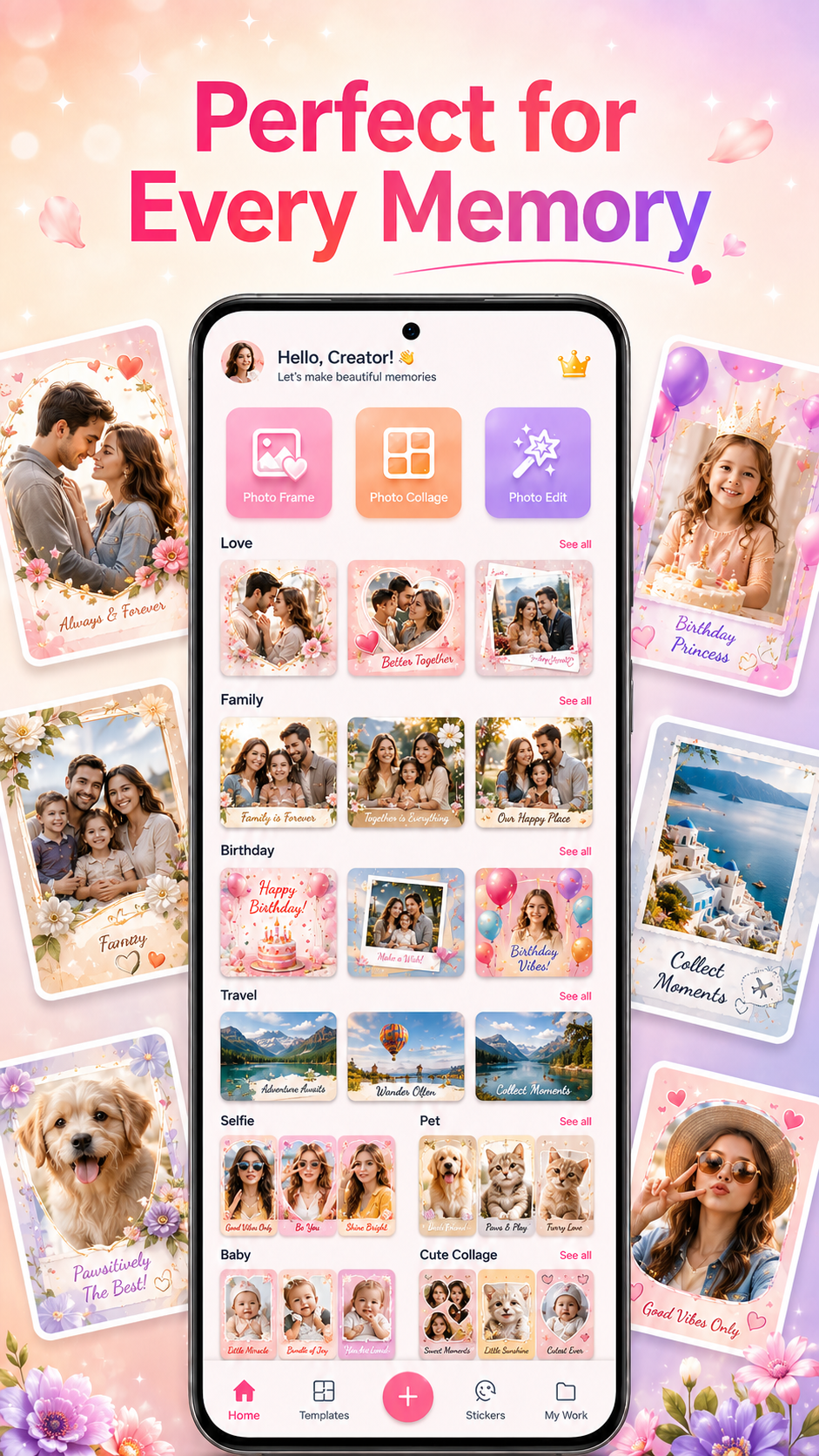 اسکرین شات 8 برنامه FrameX – Photo Frame App