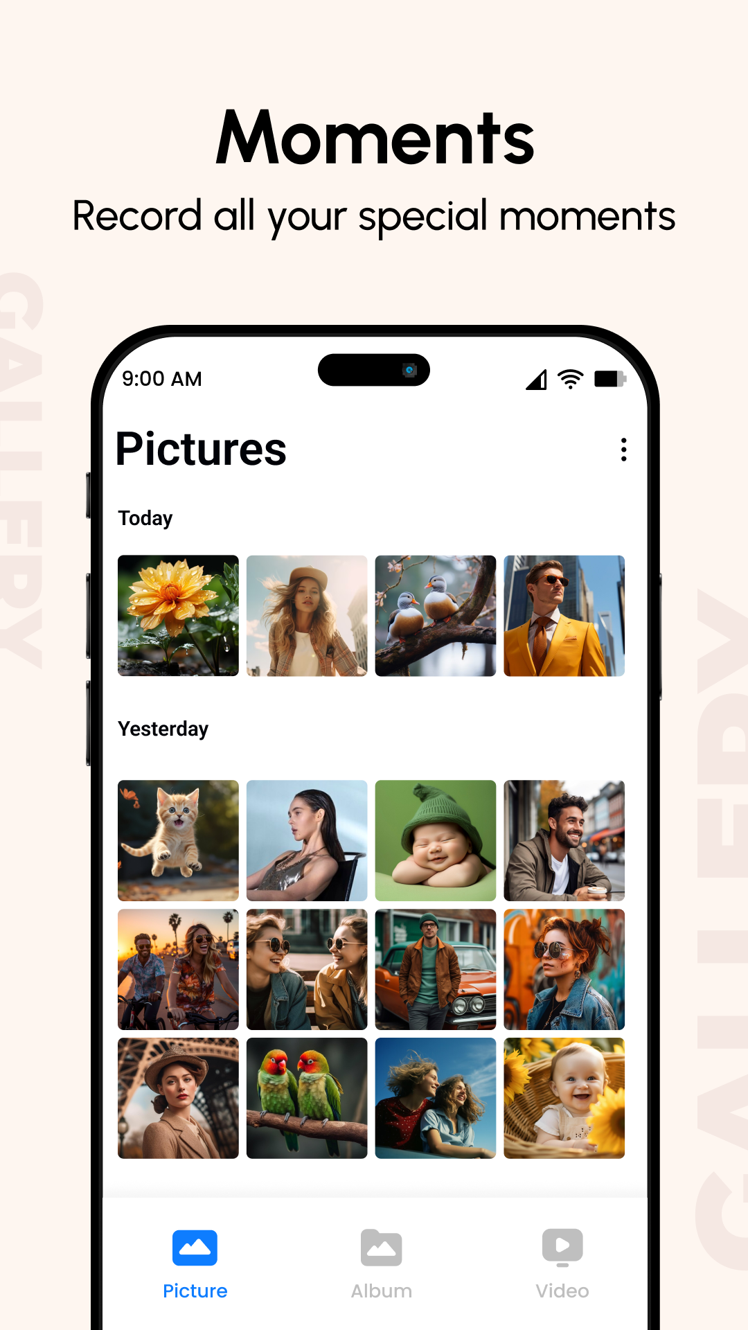 اسکرین شات 1 برنامه Gallery