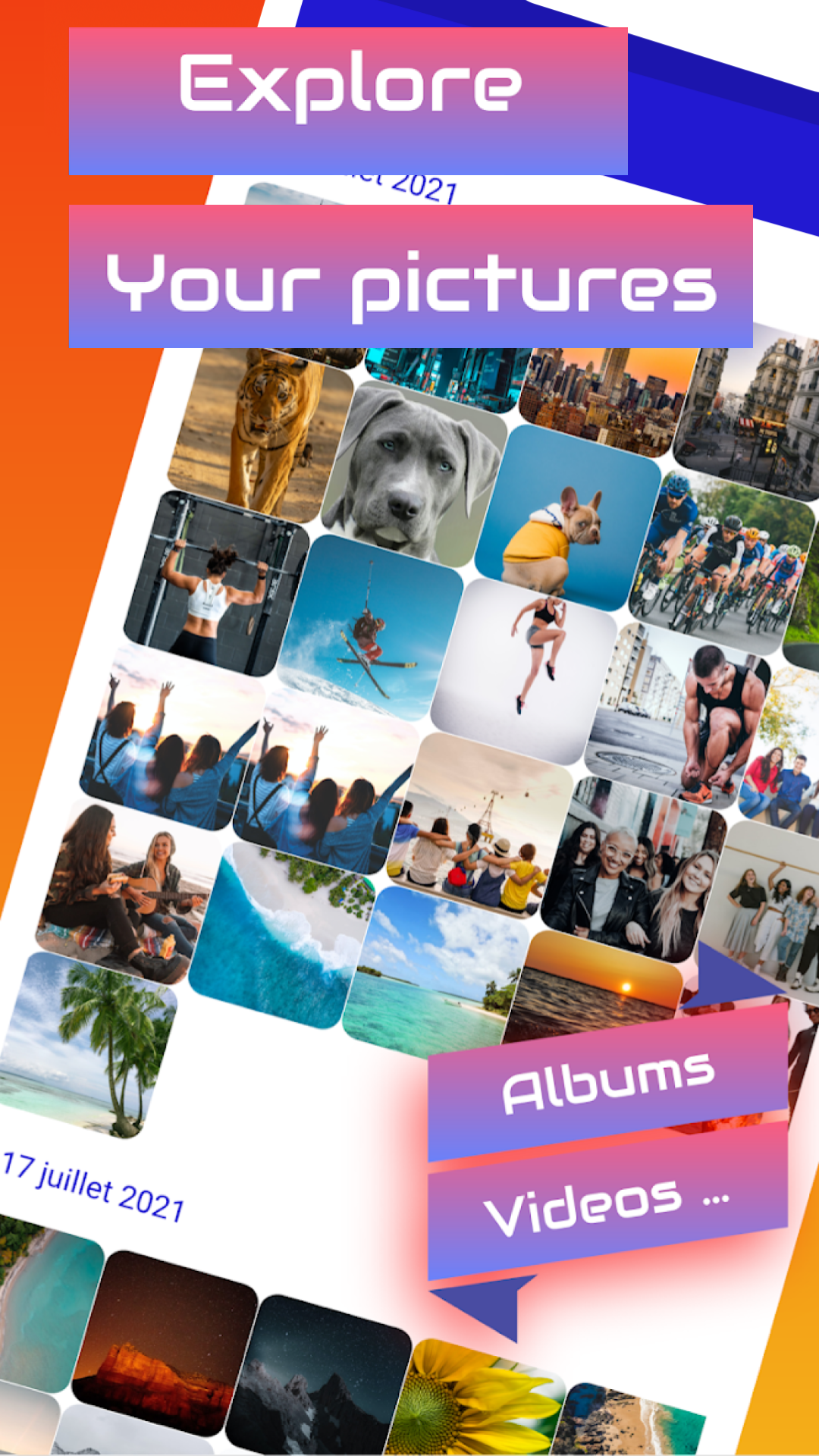 اسکرین شات 1 برنامه Gallery - Album Photo & video
