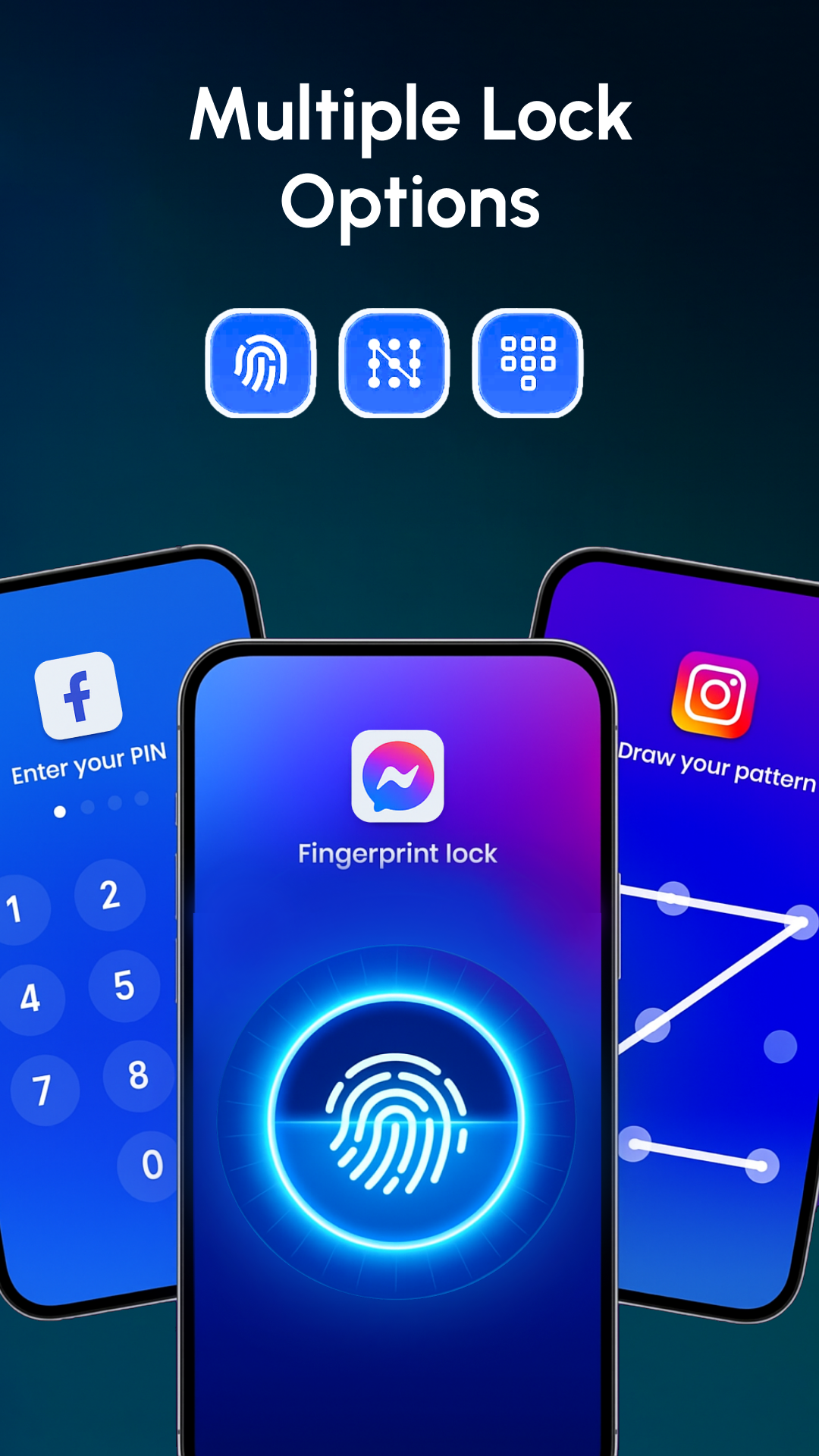 اسکرین شات 2 برنامه App Lock - Applock Fingerprint