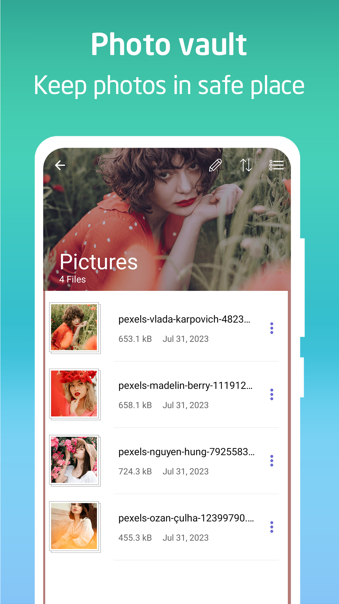 اسکرین شات 3 برنامه Hide Photo, Video