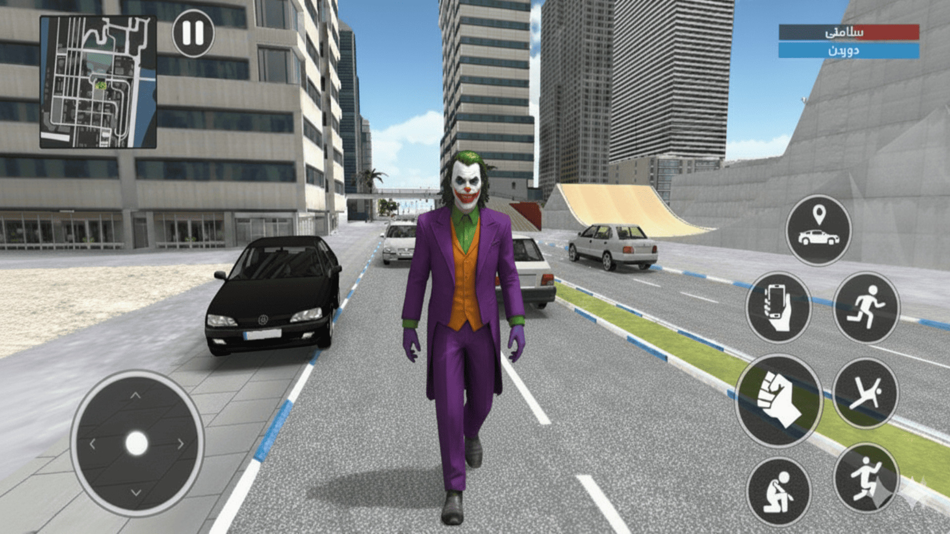 اسکرین شات 4 بازی ‏ماشین بازی ابرقهرمان : جوکر