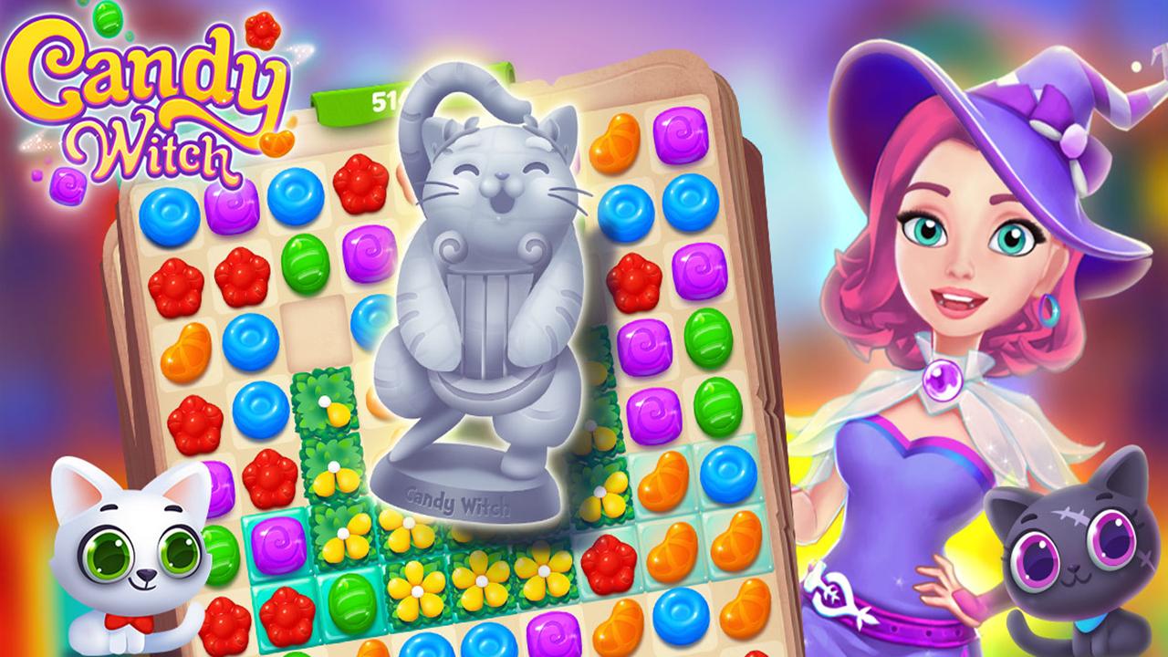 اسکرین شات 5 بازی Candy Witch - Match 3 Puzzle