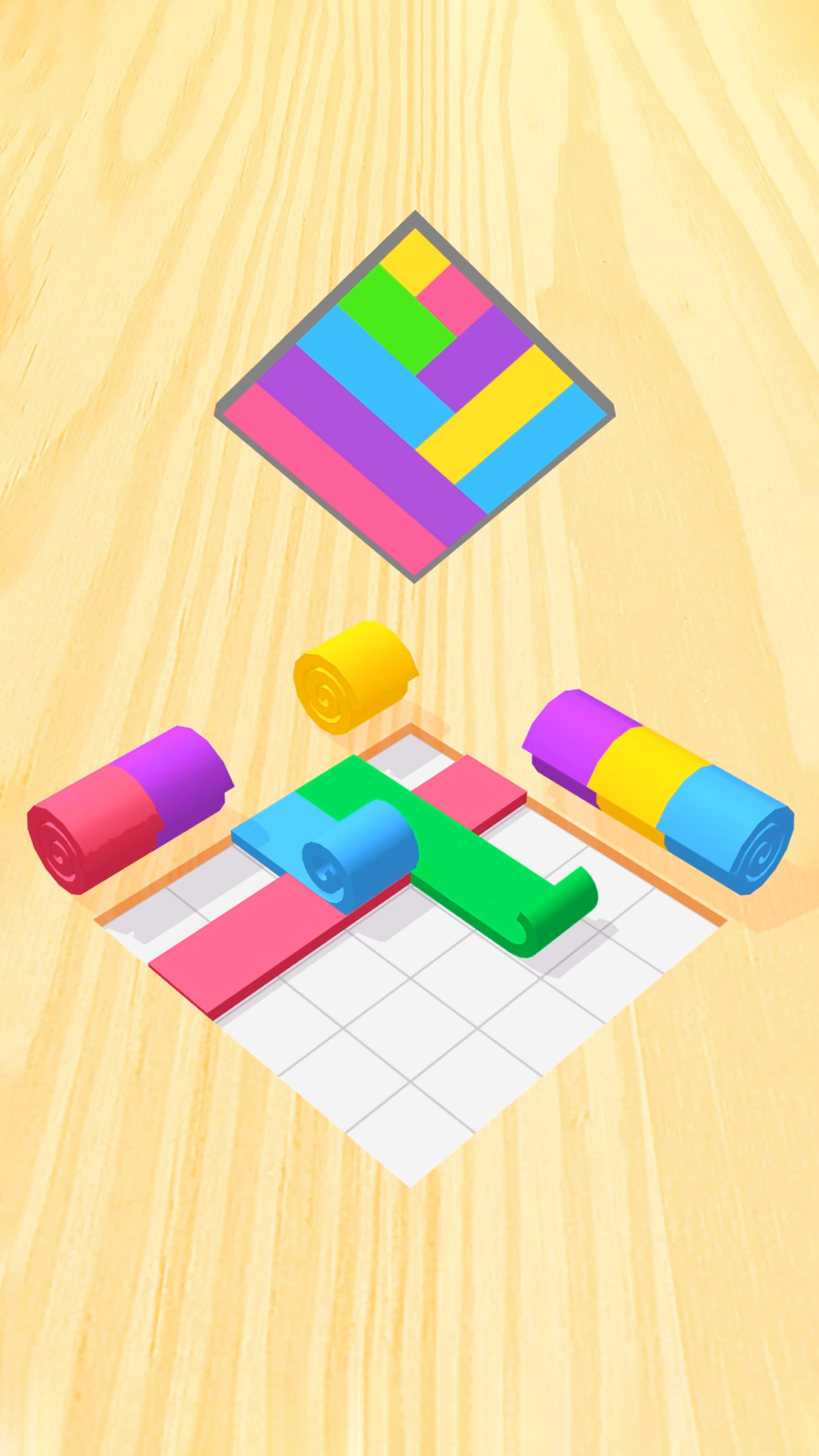 اسکرین شات 1 بازی Color Roll 3D