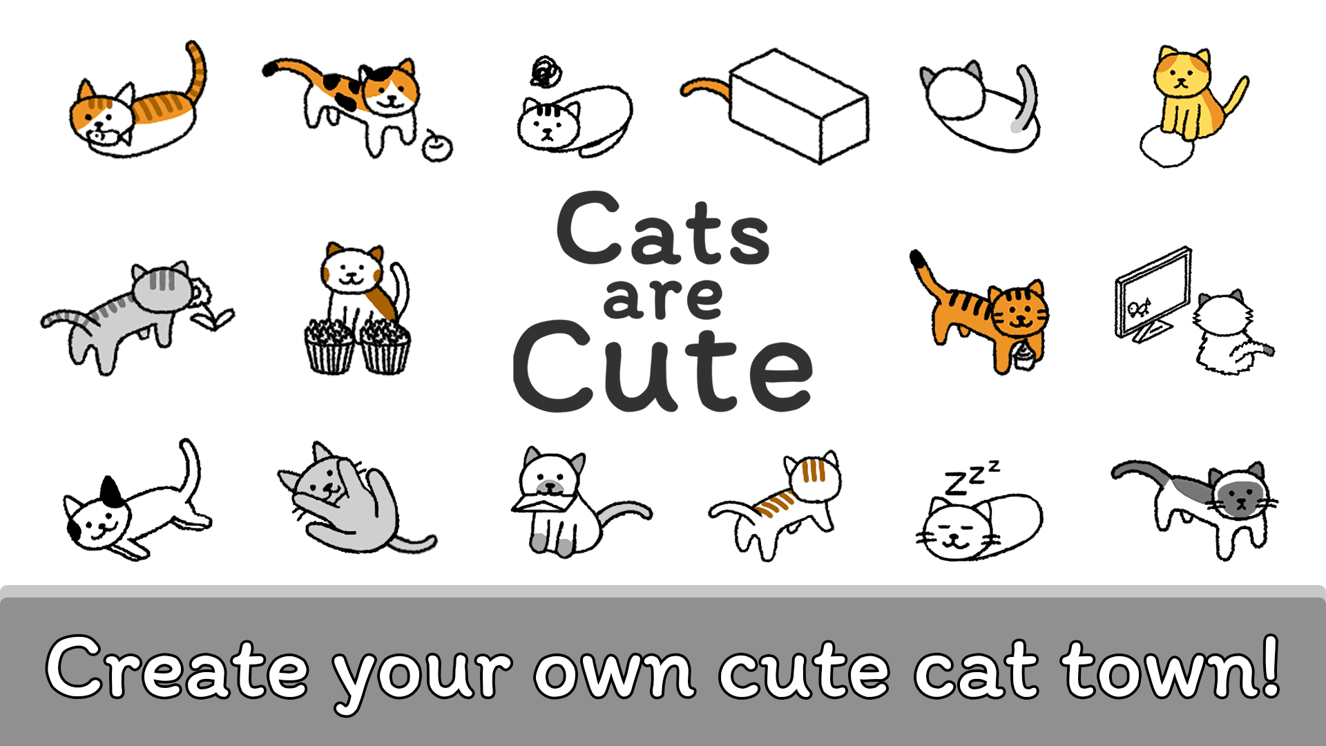 اسکرین شات 1 بازی Cats are Cute: Cat Town Idle